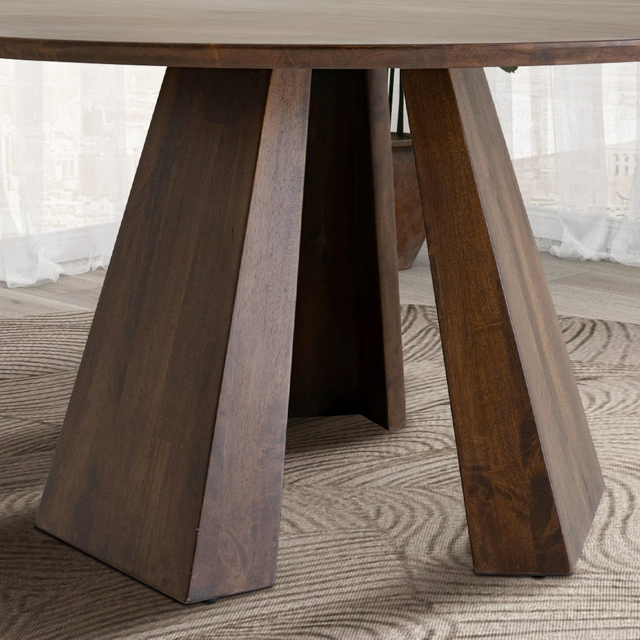 Bolton - Round Dining Table - Walnut - Image 3