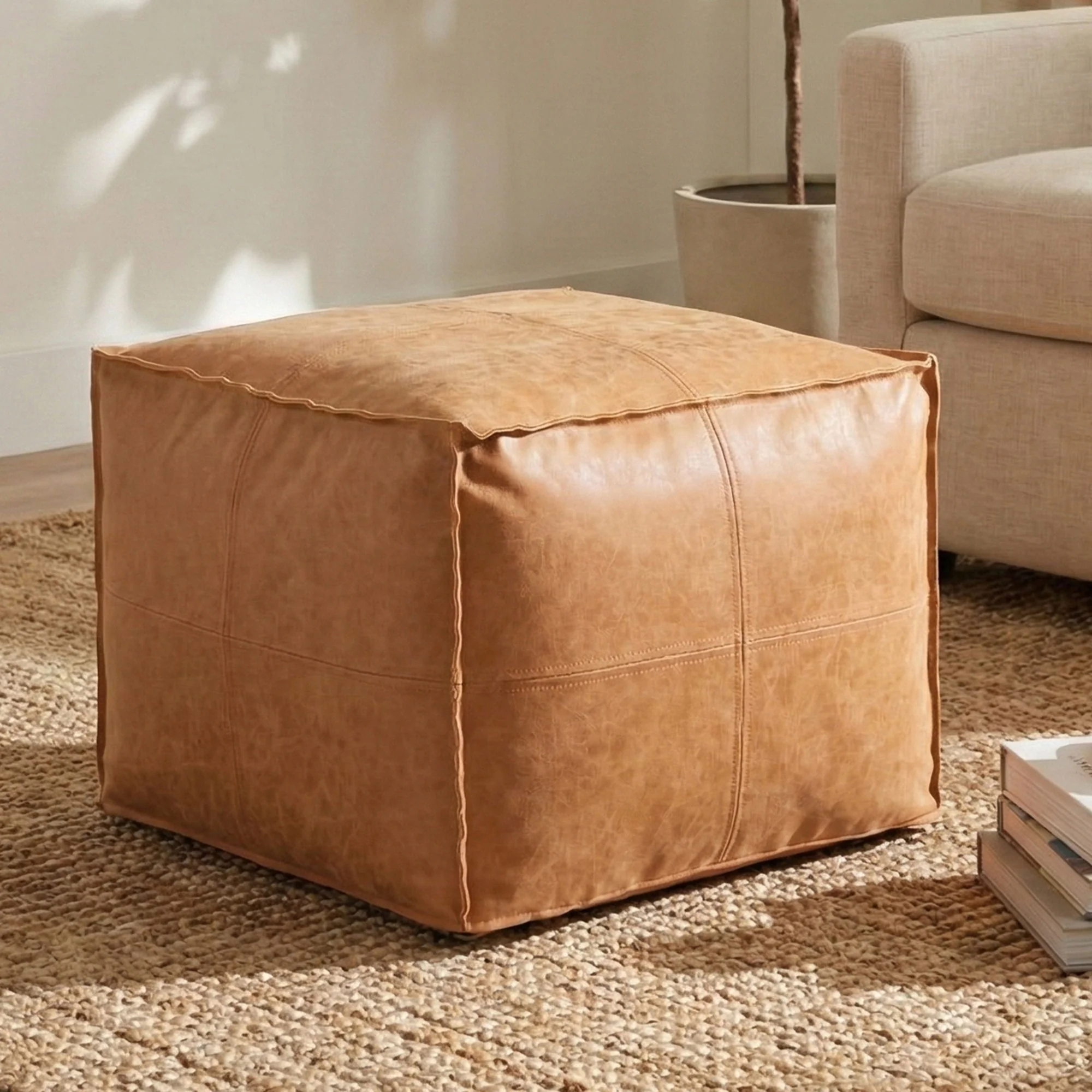 Brody - Versatile Square Pouf - Image 5