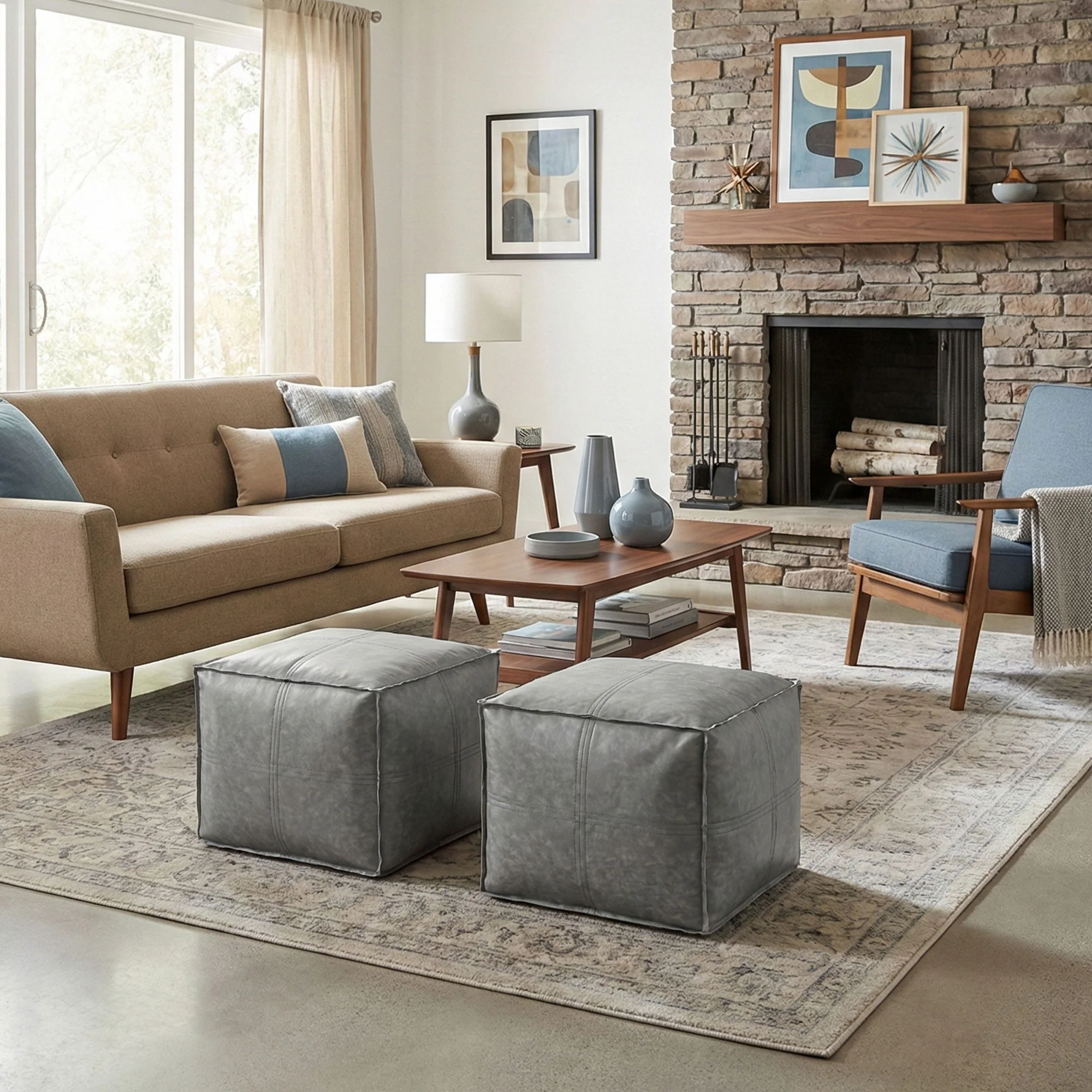 Brody - Versatile Square Pouf - Image 8