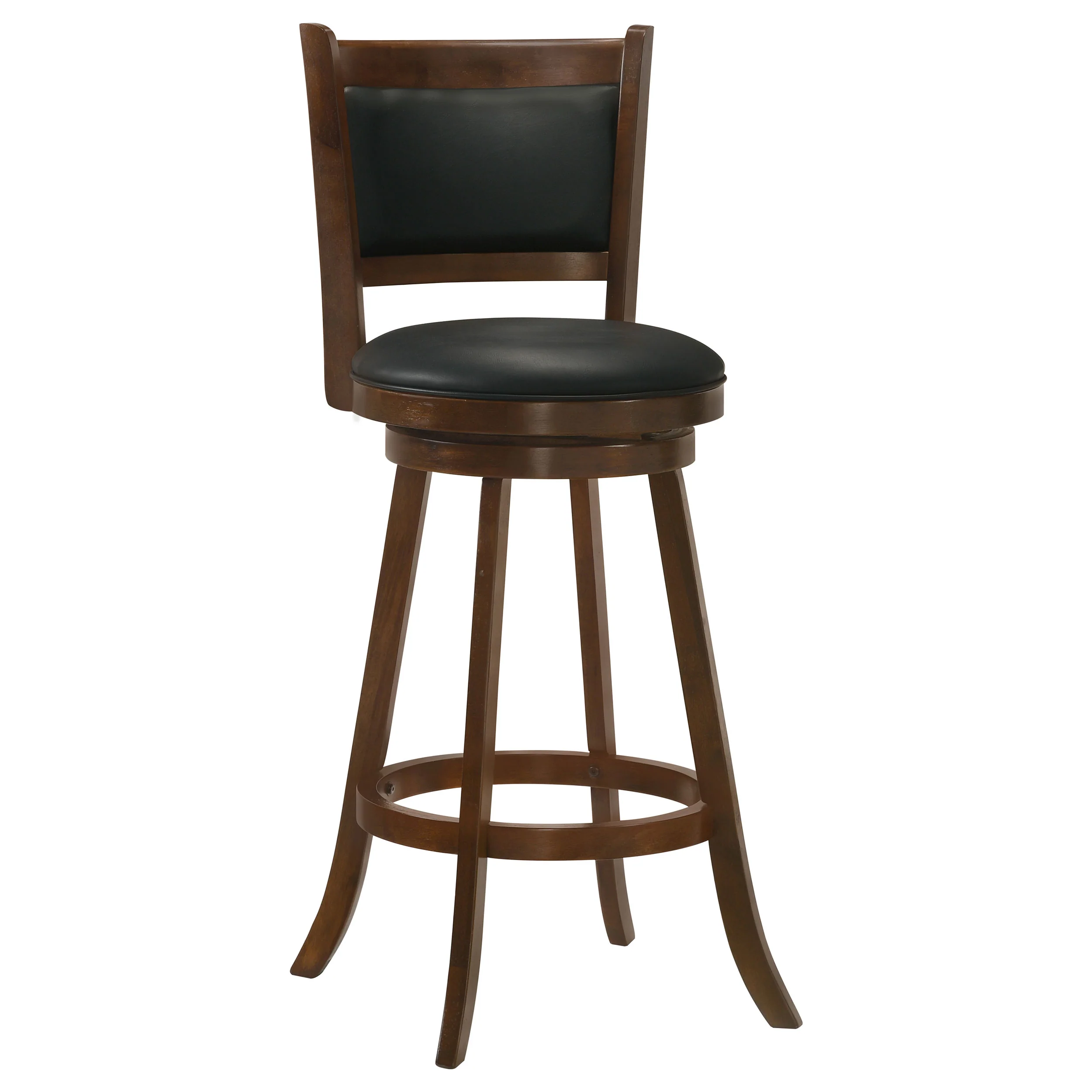 Broxton Upholstered Swivel Bar Chair Chestnut - Set of 2 - Image 4