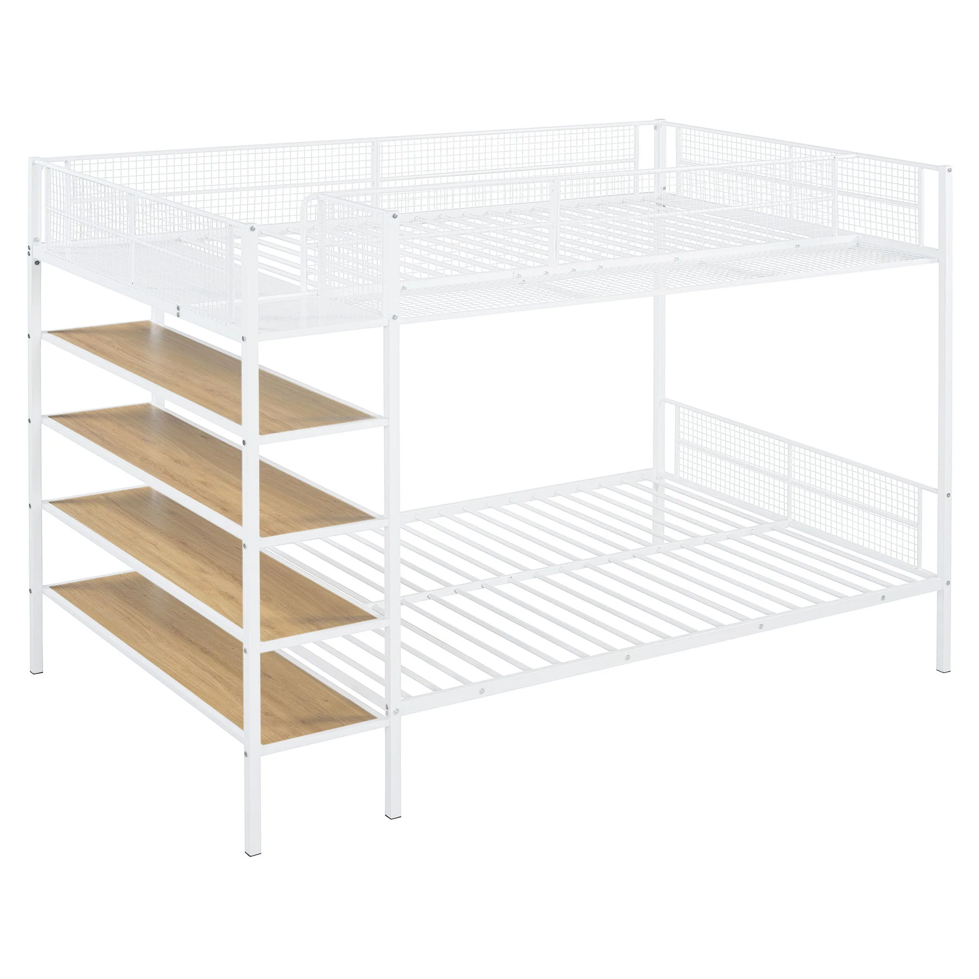 Bunk Bed With 5 Tier Shelves - Image 6