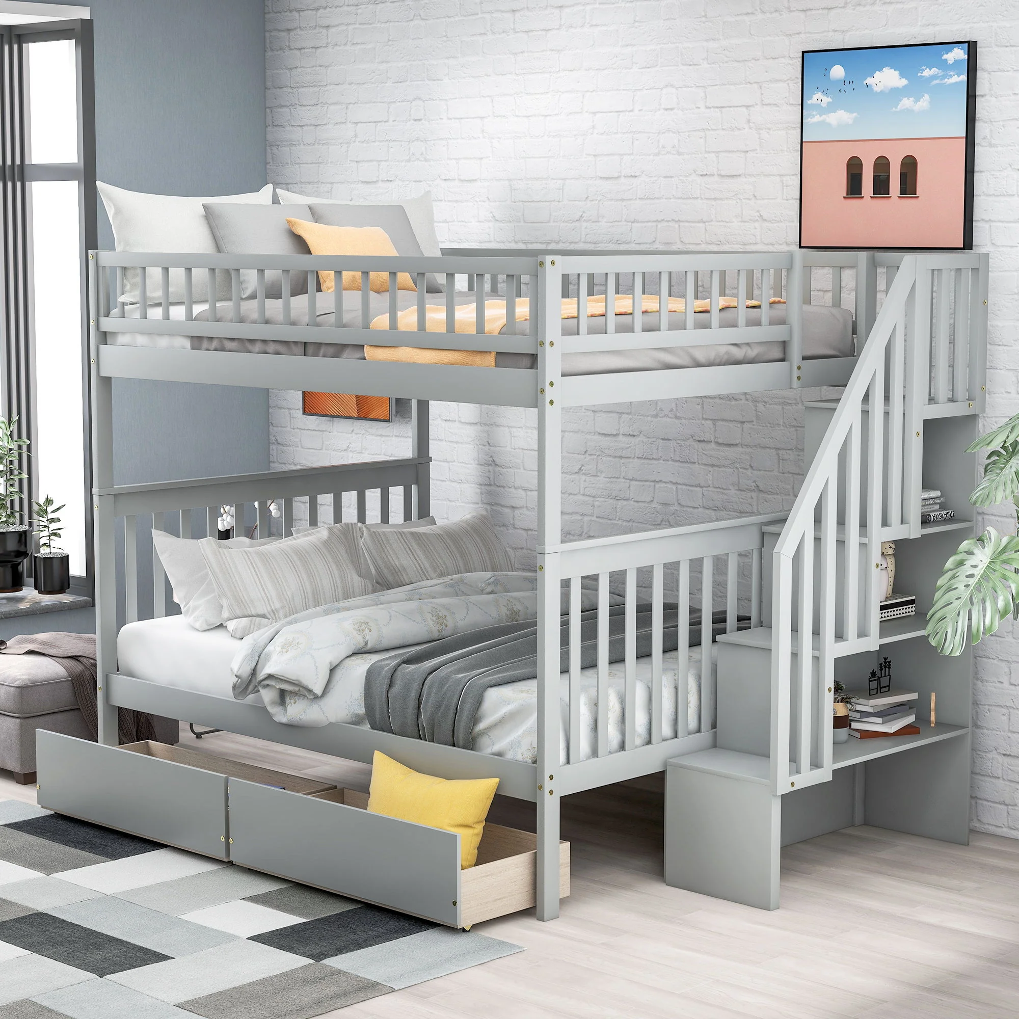 Bunk Bed With Staircase - Image 50