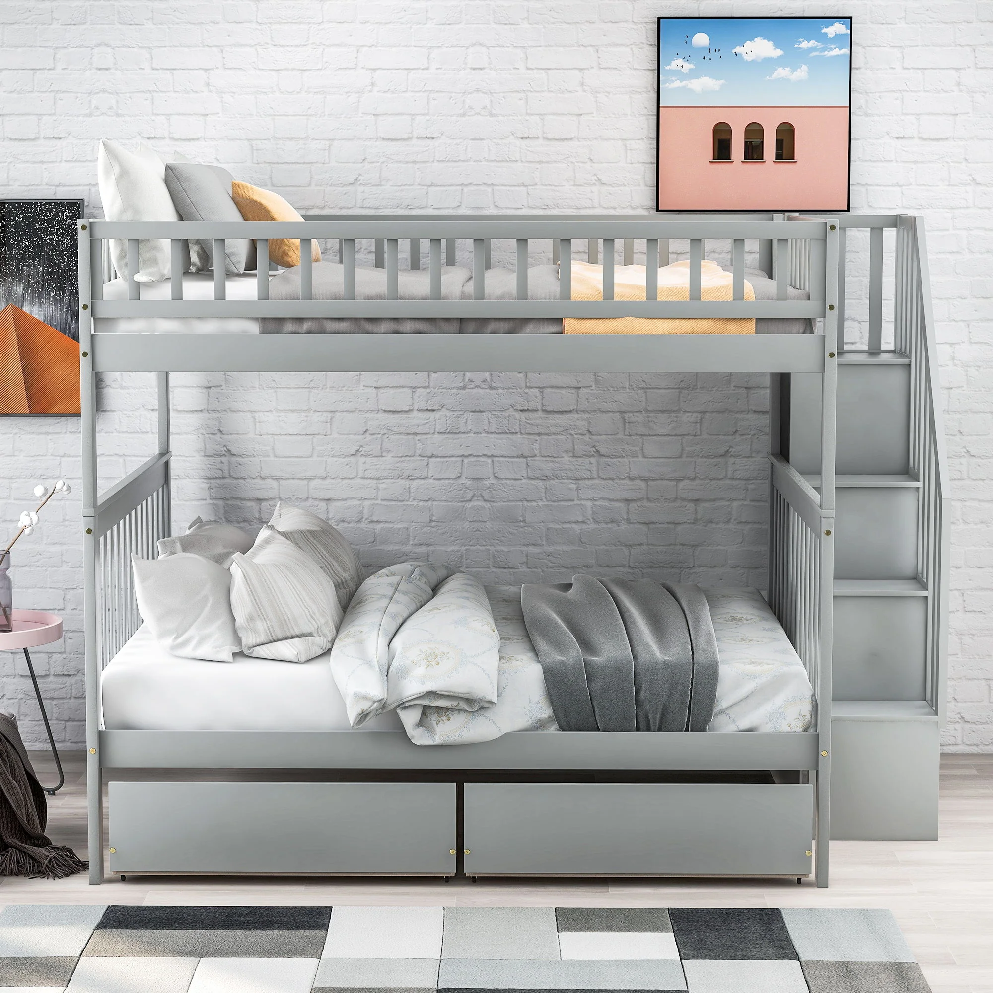 Bunk Bed With Staircase - Image 77