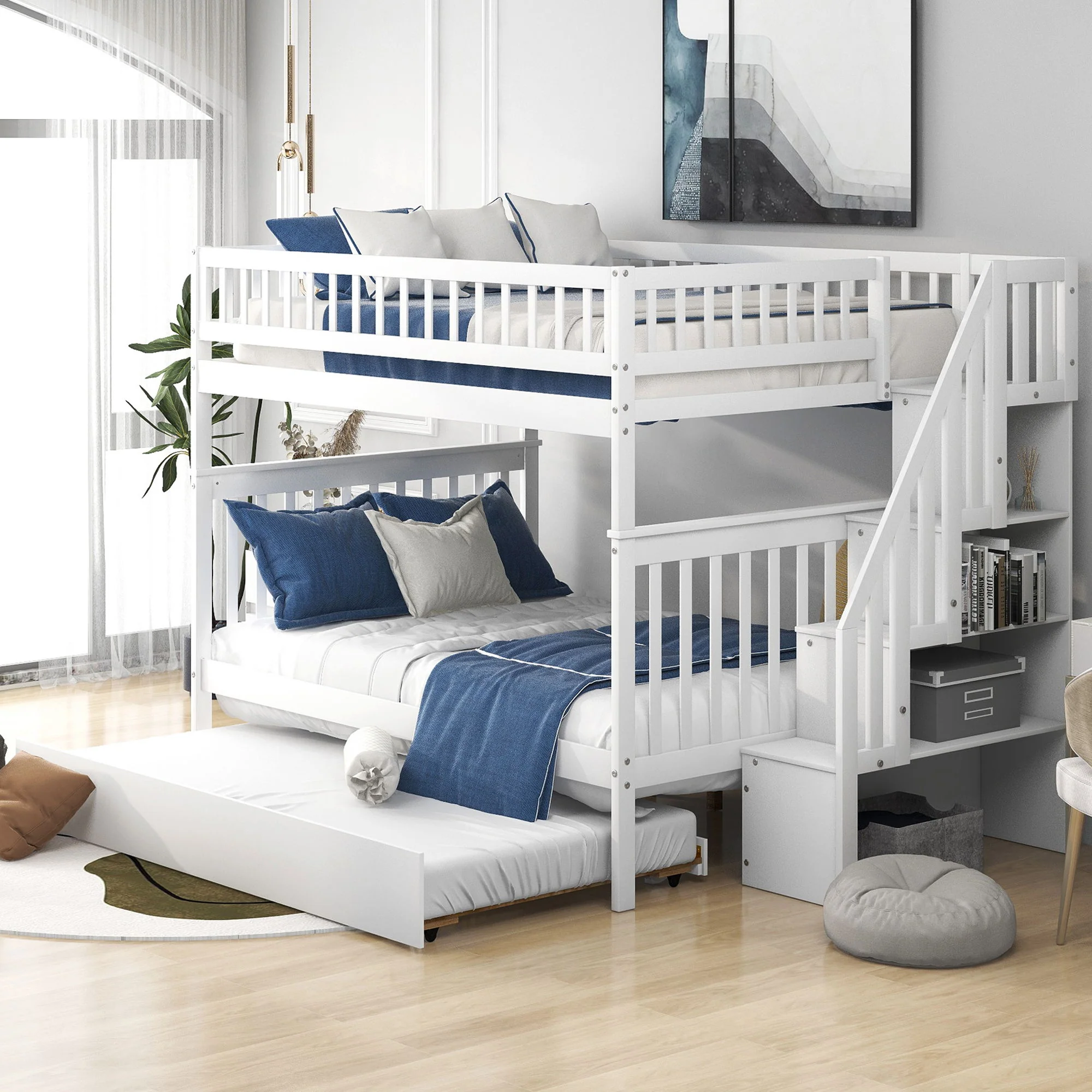 Bunk Bed With Staircase - Image 85