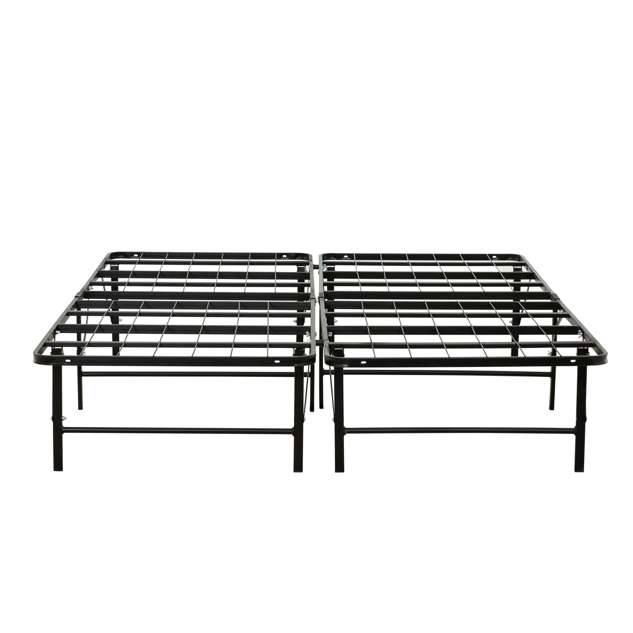 California King Size Bed Base, Mattress Foundation Bed Frame, Bedroom Furniture - Black - Image 2