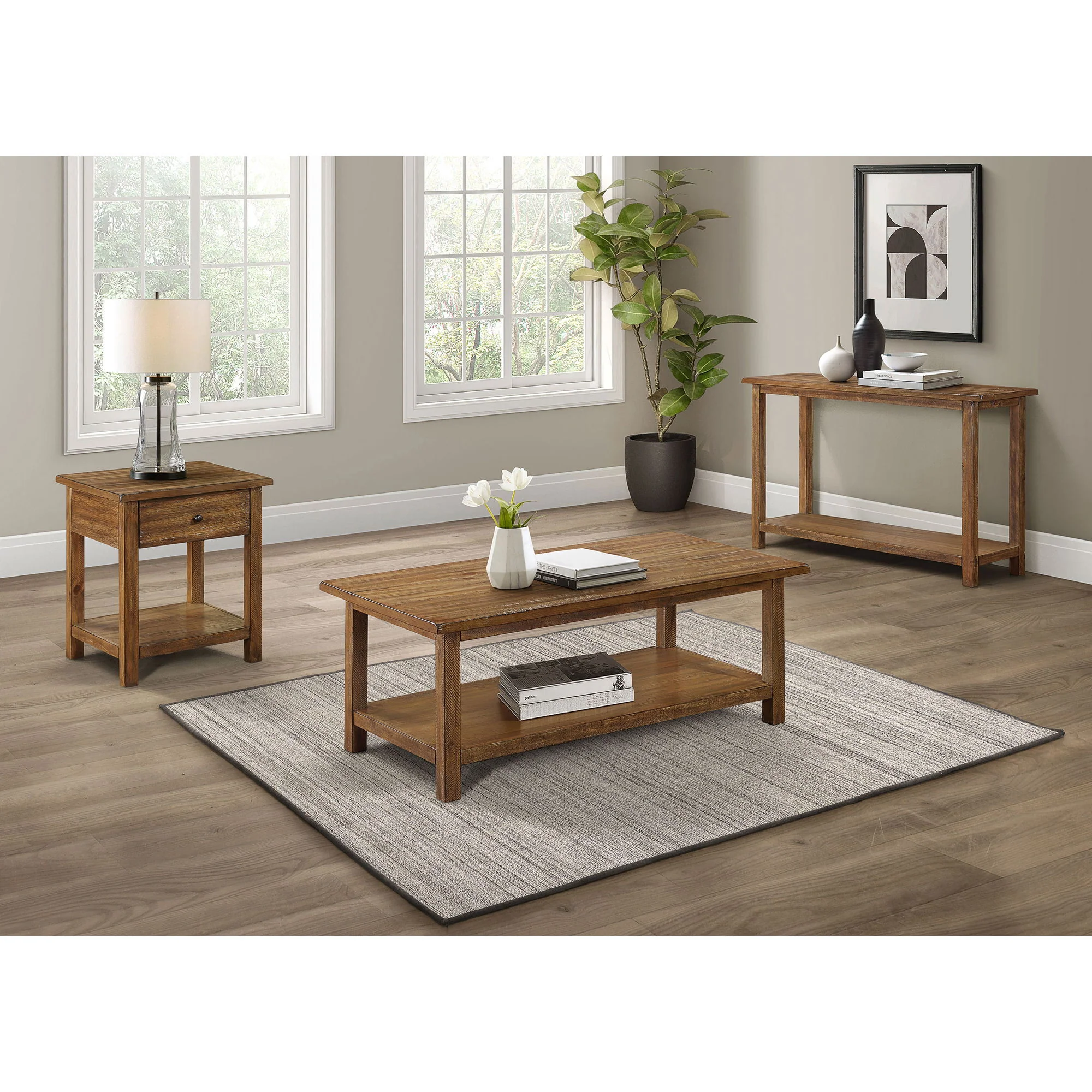 Castleton - 1 Drawer Wood End Table With Shelf - Image 25