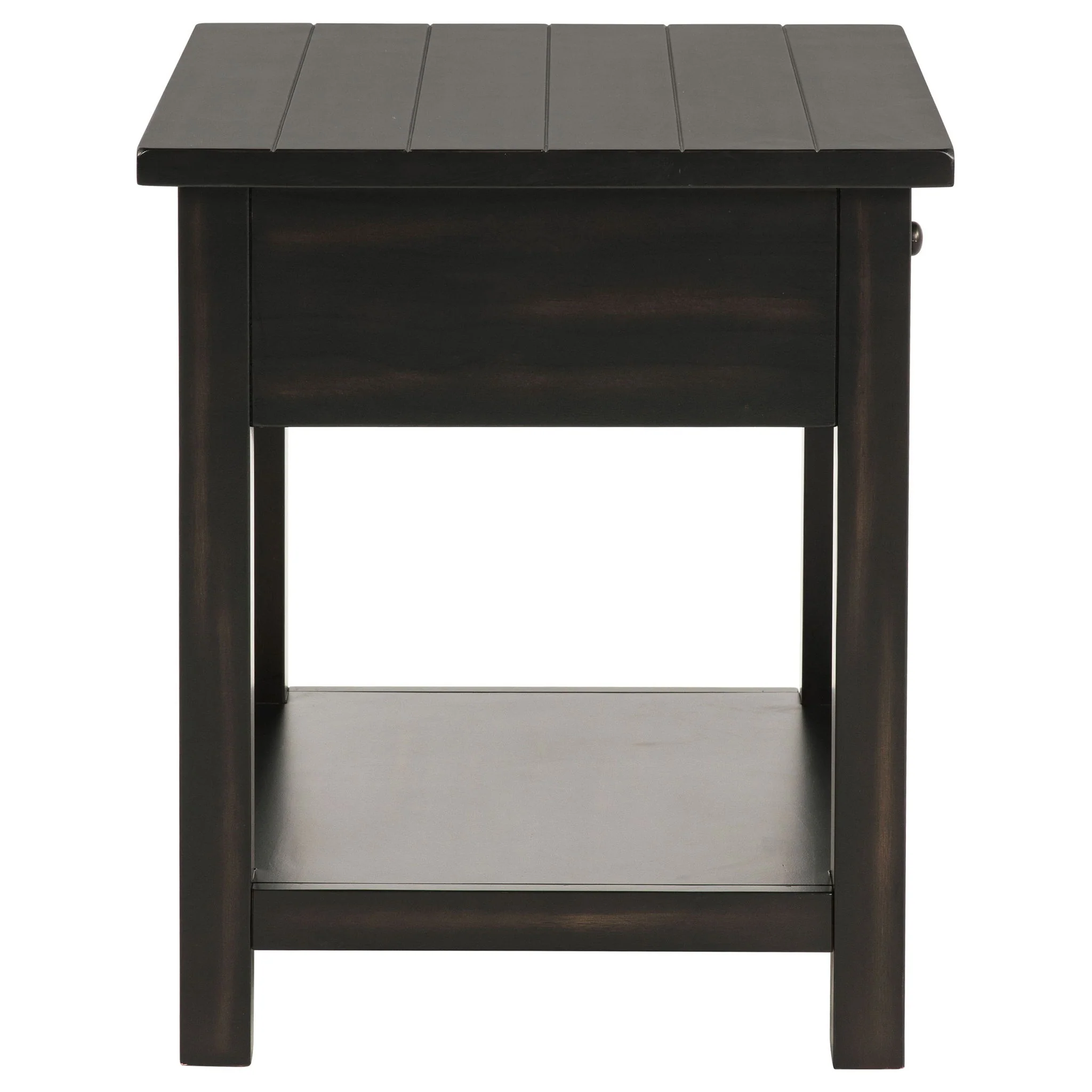 Castleton - 1 Drawer Wood End Table With Shelf - Image 7