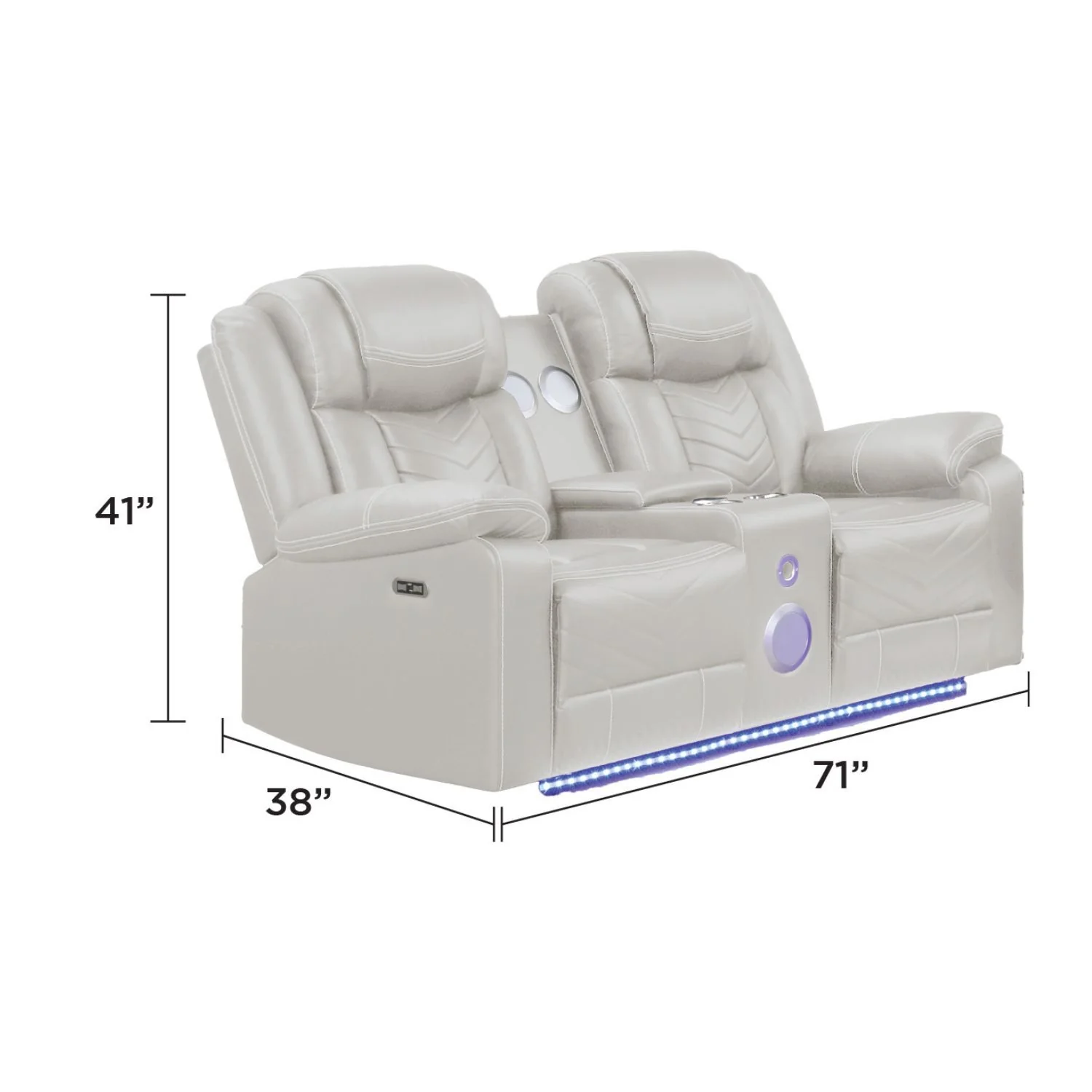 Challenger - LED Power Recliner Set - Image 11