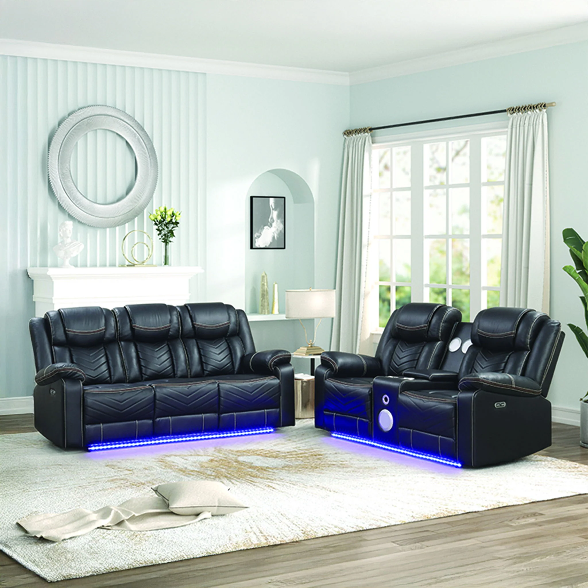 Challenger - LED Power Recliner Set - Image 18