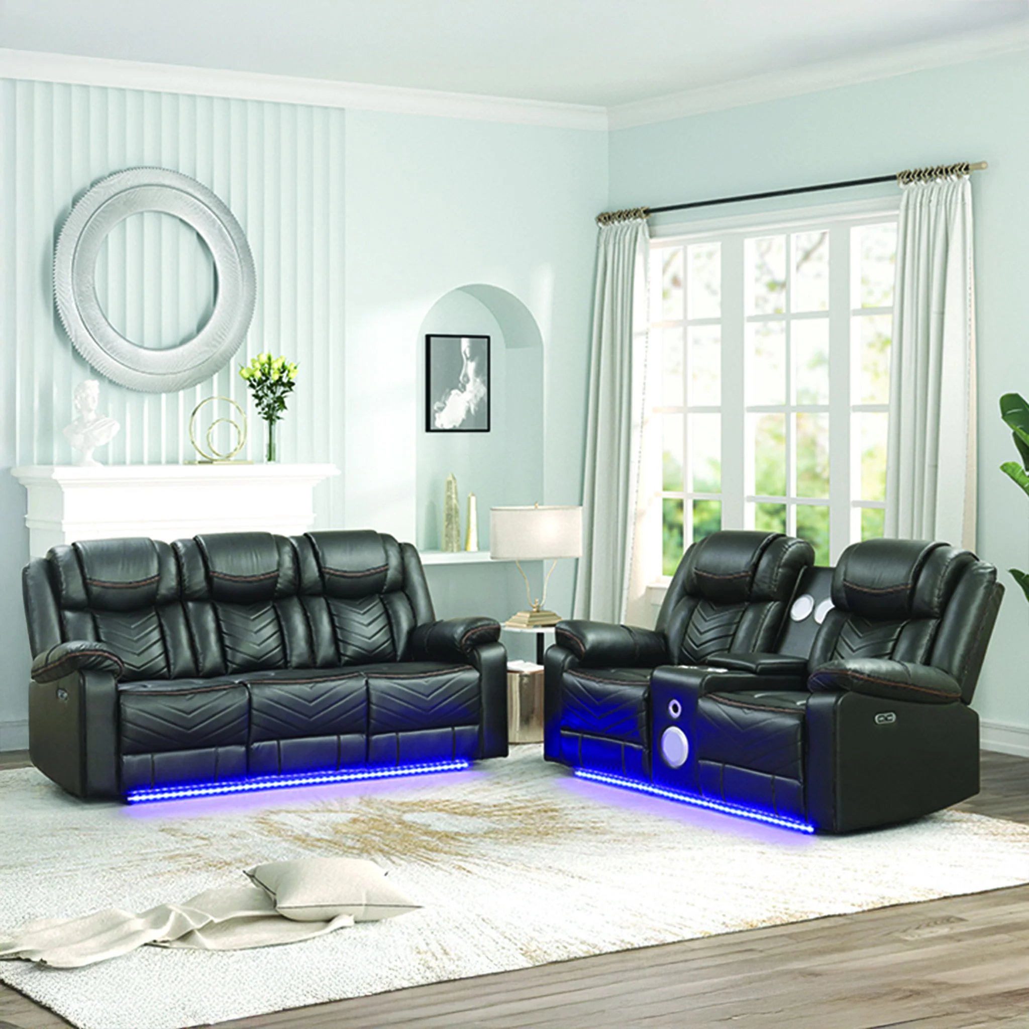 Challenger - LED Power Recliner Set - Image 21
