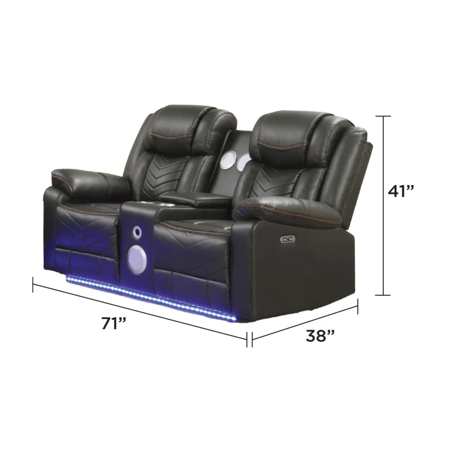 Challenger - LED Power Recliner Set - Image 27