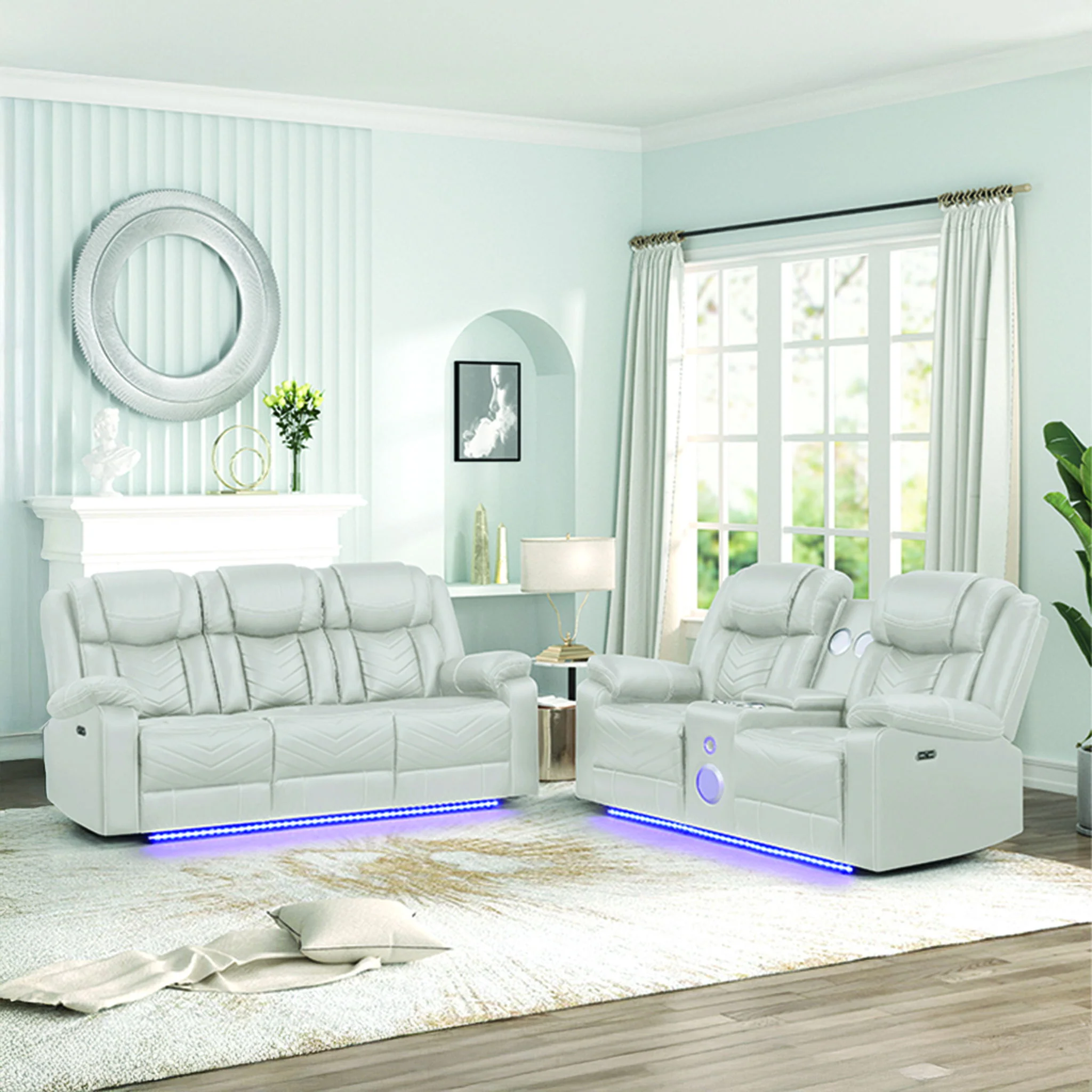 Challenger - LED Power Recliner Set - Image 29