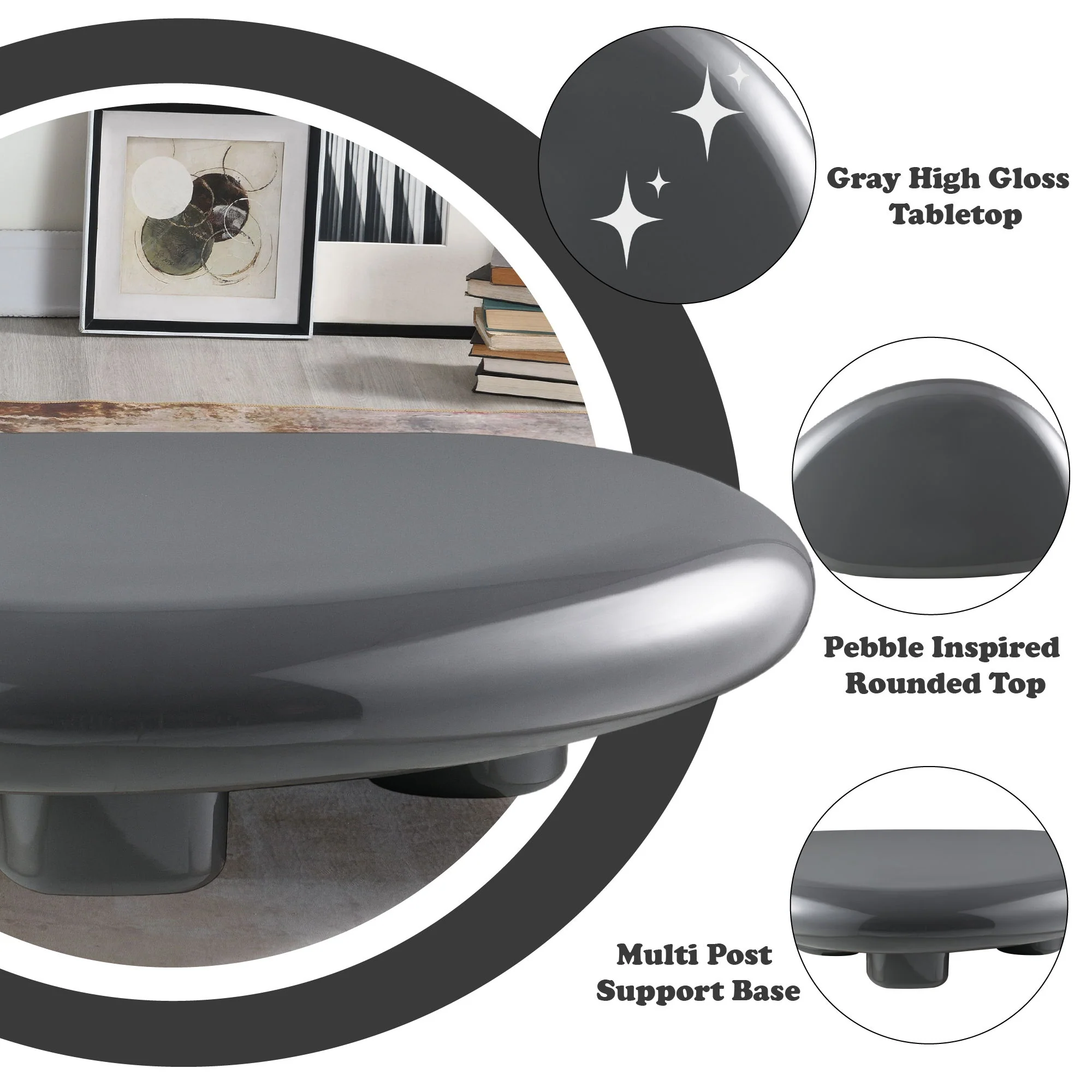 Charlene - Coffee Table - Gray - Image 6