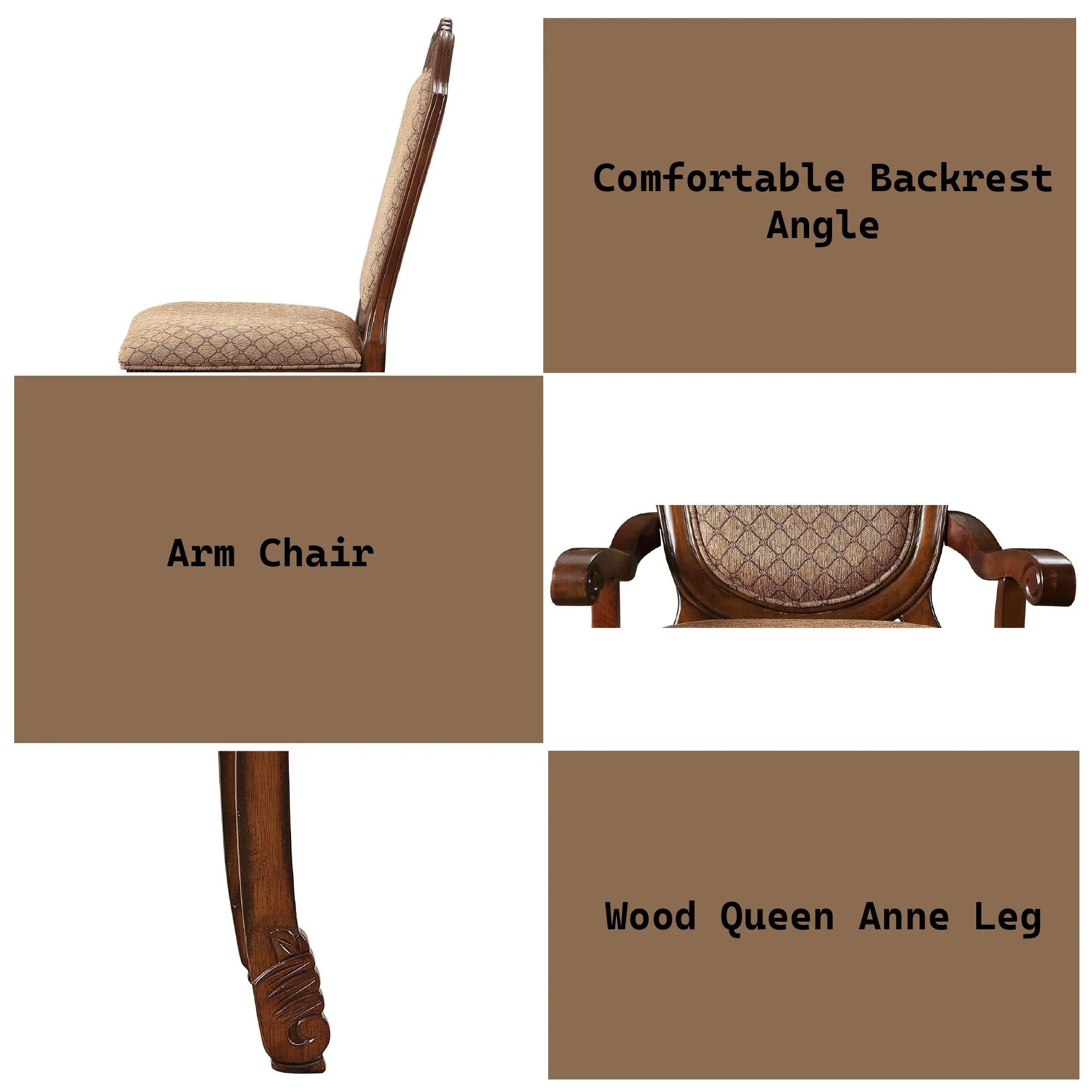 Chateau De Ville - Arm Chair (Set of 2) - Cherry - Image 2