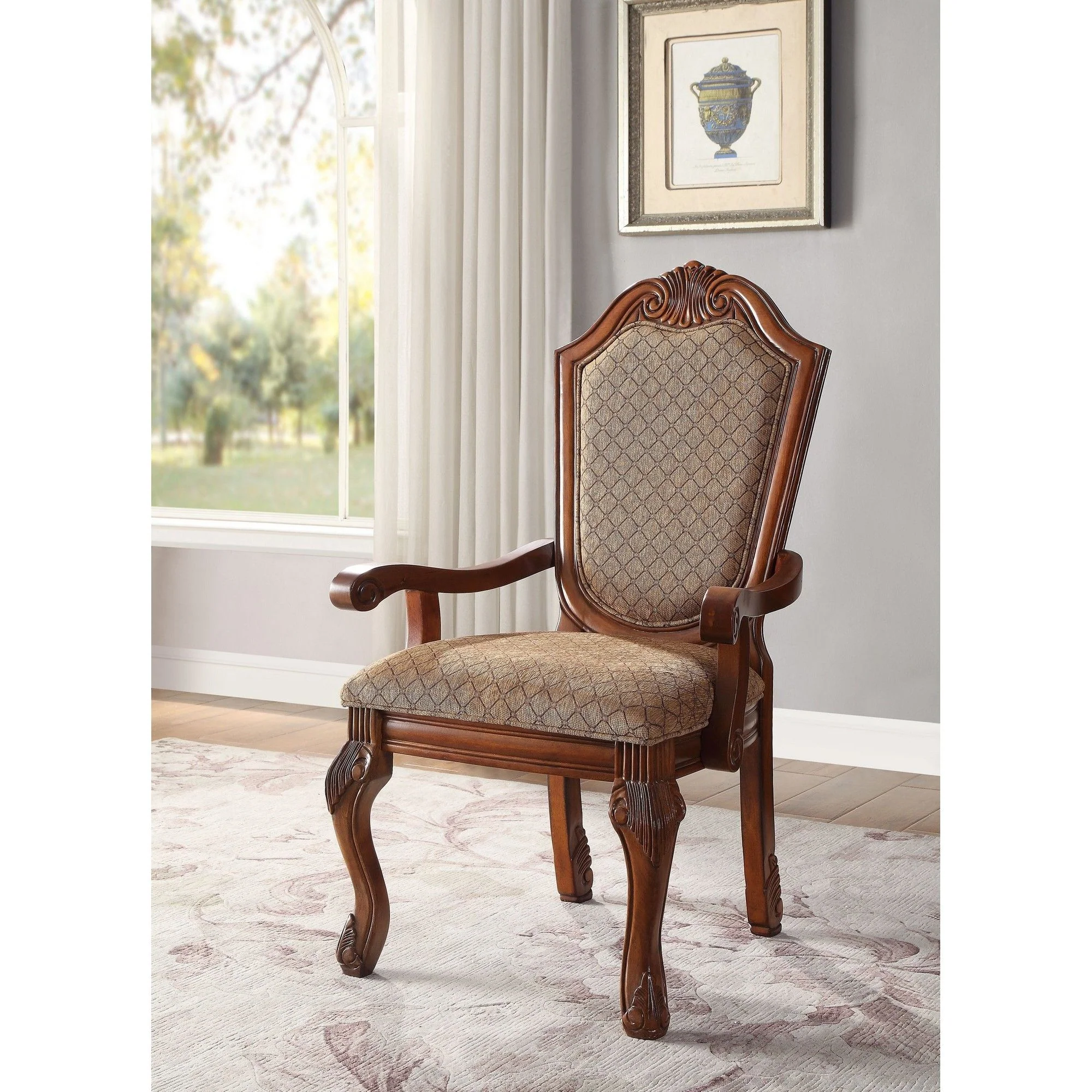 Chateau De Ville - Arm Chair (Set of 2) - Cherry - Image 4