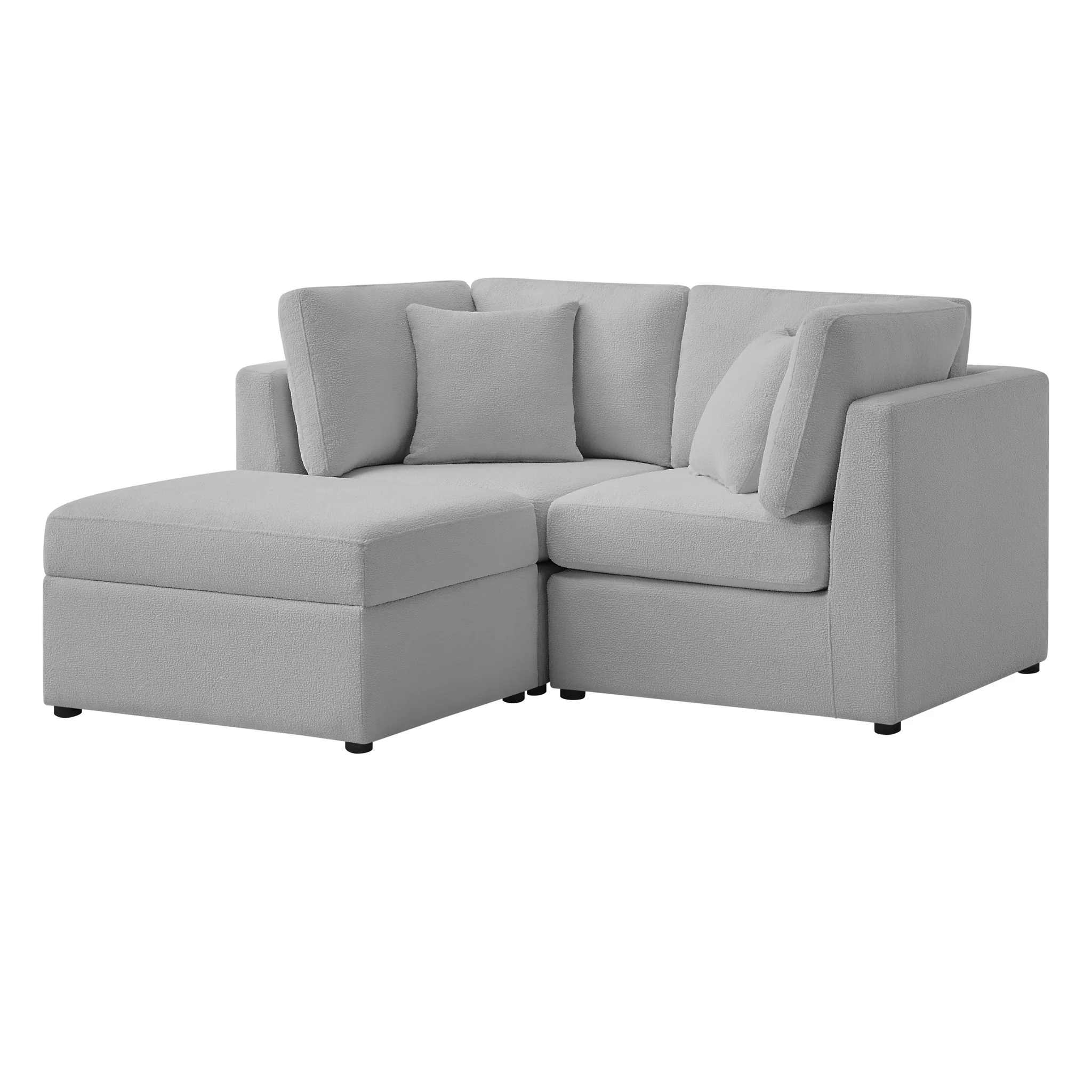 Chauncy - Sectional With Storage Ottoman - Image 2