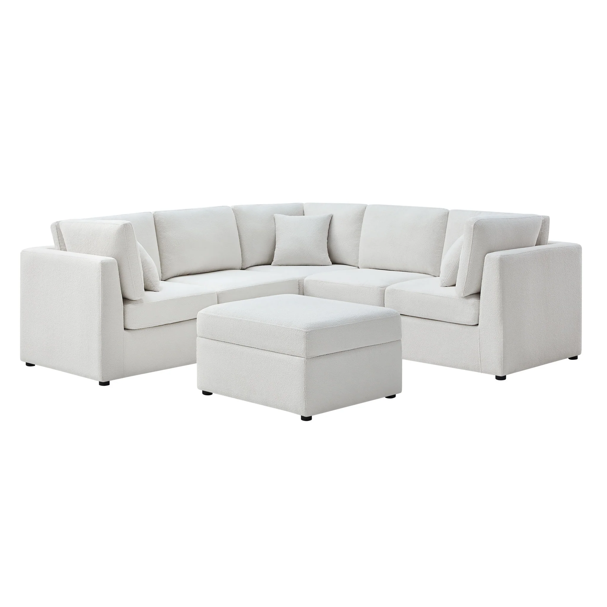 Chauncy - Sectional With Storage Ottoman - Image 3