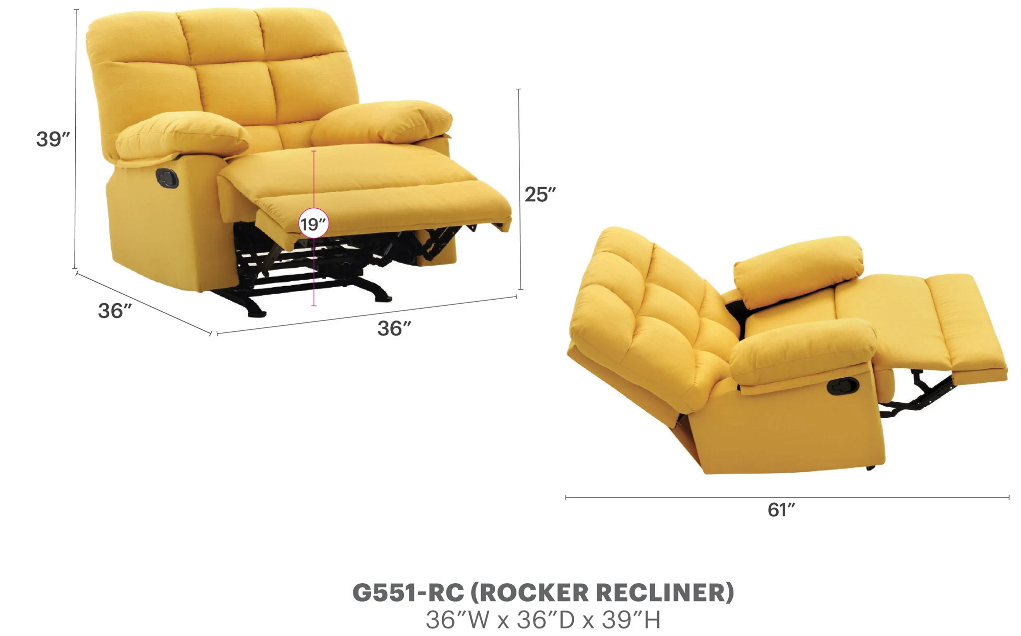 Cindy - Rocker Recliner - Image 7