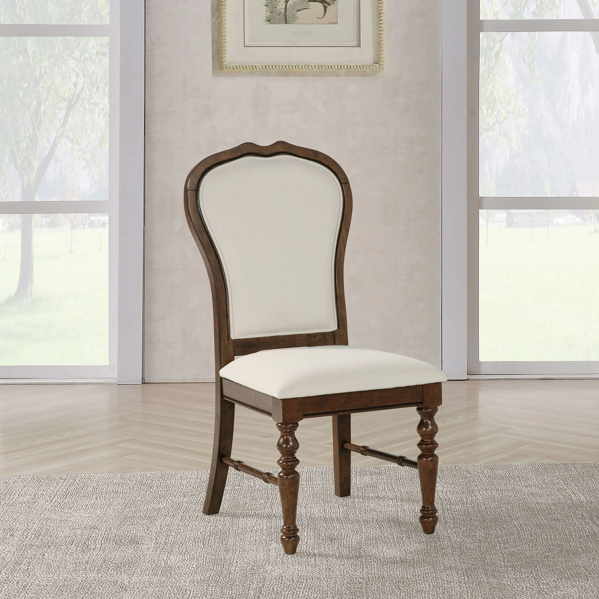 Claire - Upholstered Dining Side Chair (Set of 2) - Ivory - Image 7