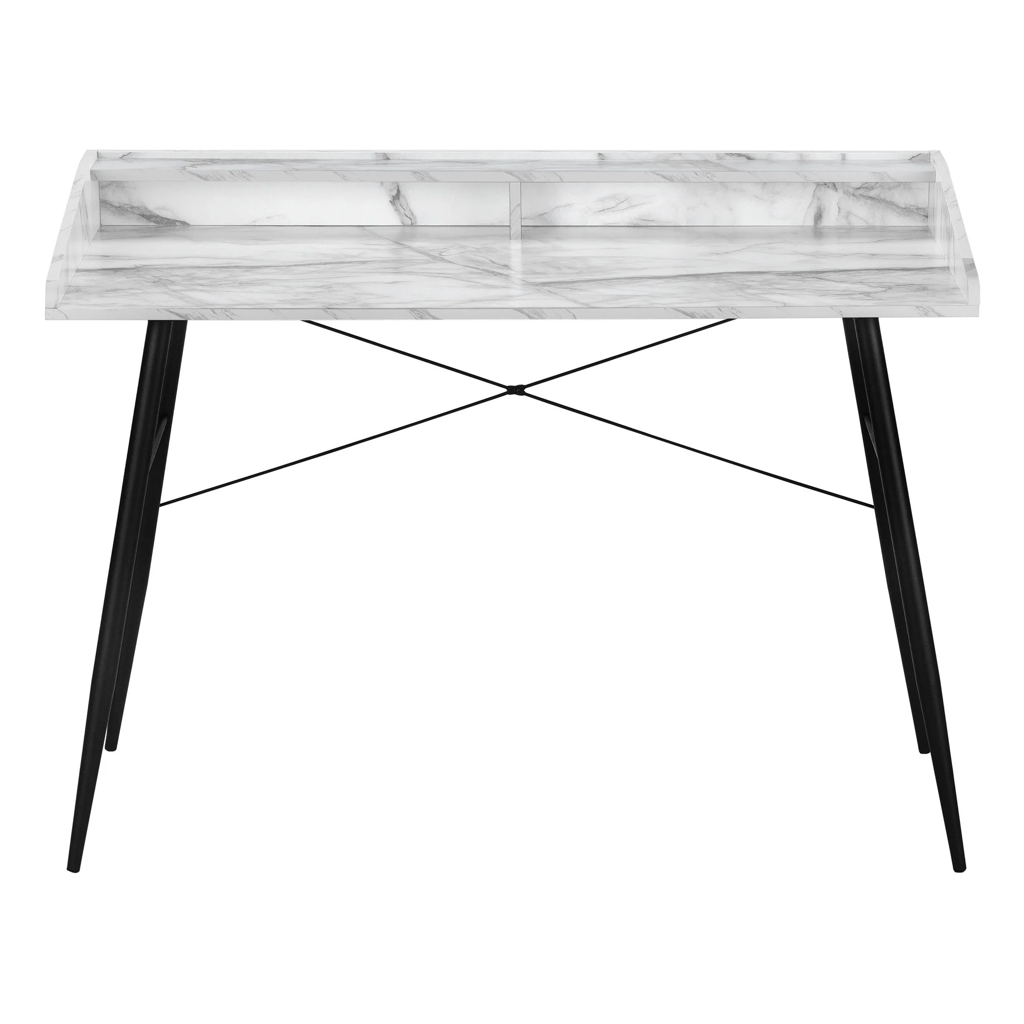Computer Desk For Home Office, Laptop Storage Shelves, Contemporary & Modern - Image 8