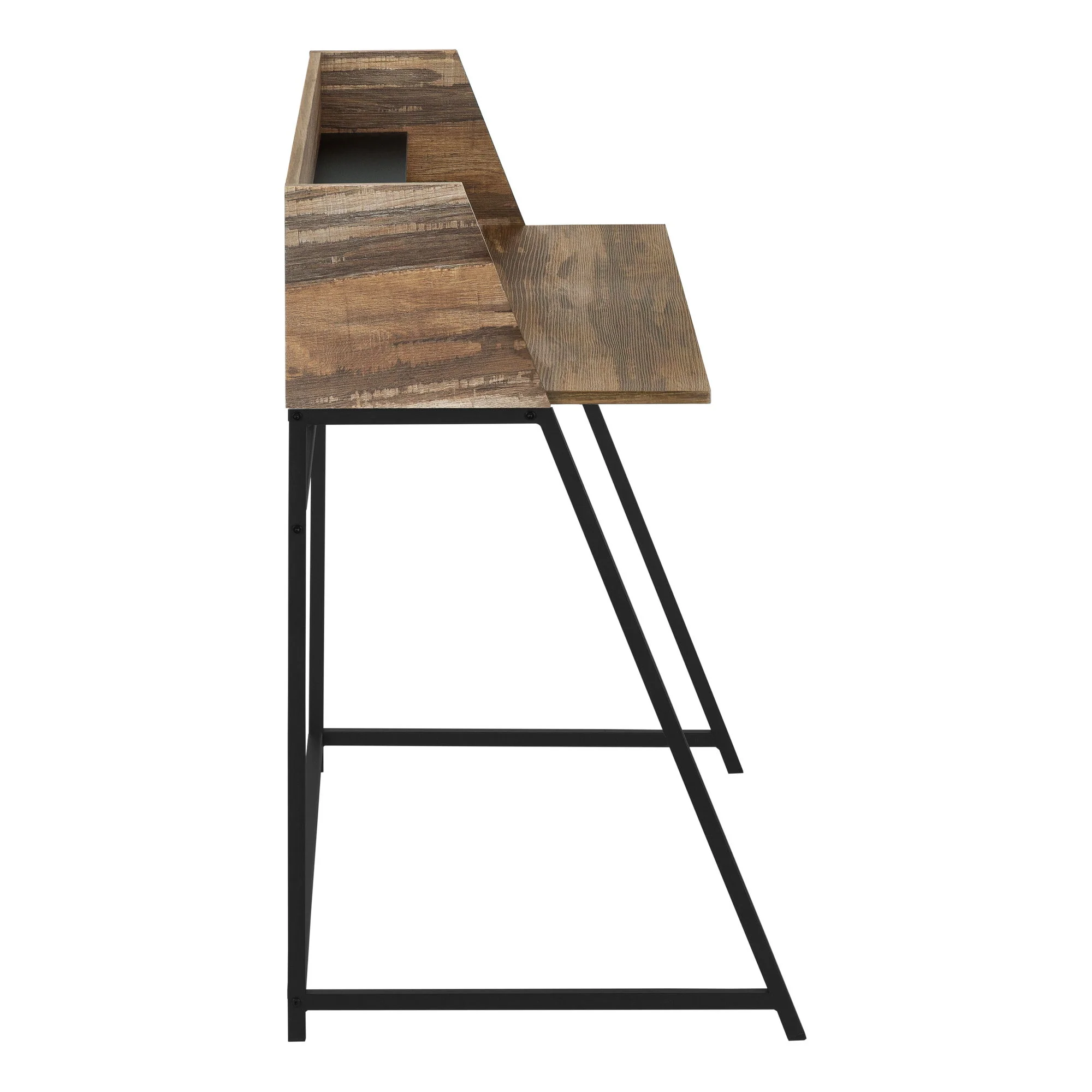 Computer Desk For Home Office, Laptop, Storage Shelves, Marble Look Contemporary & Modern - Image 44