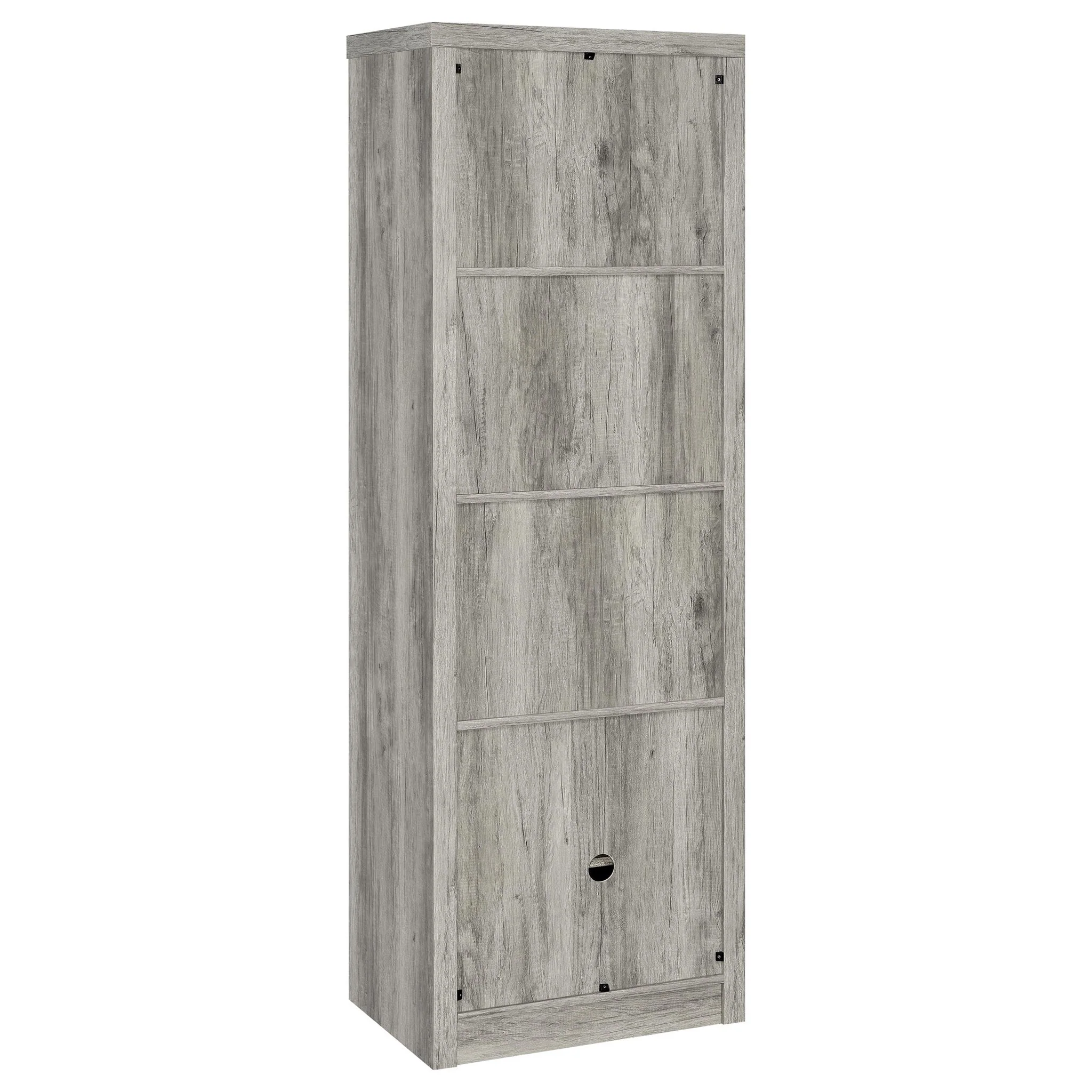 Conifer - 3 Shelf Media Tower - Gray - Image 7