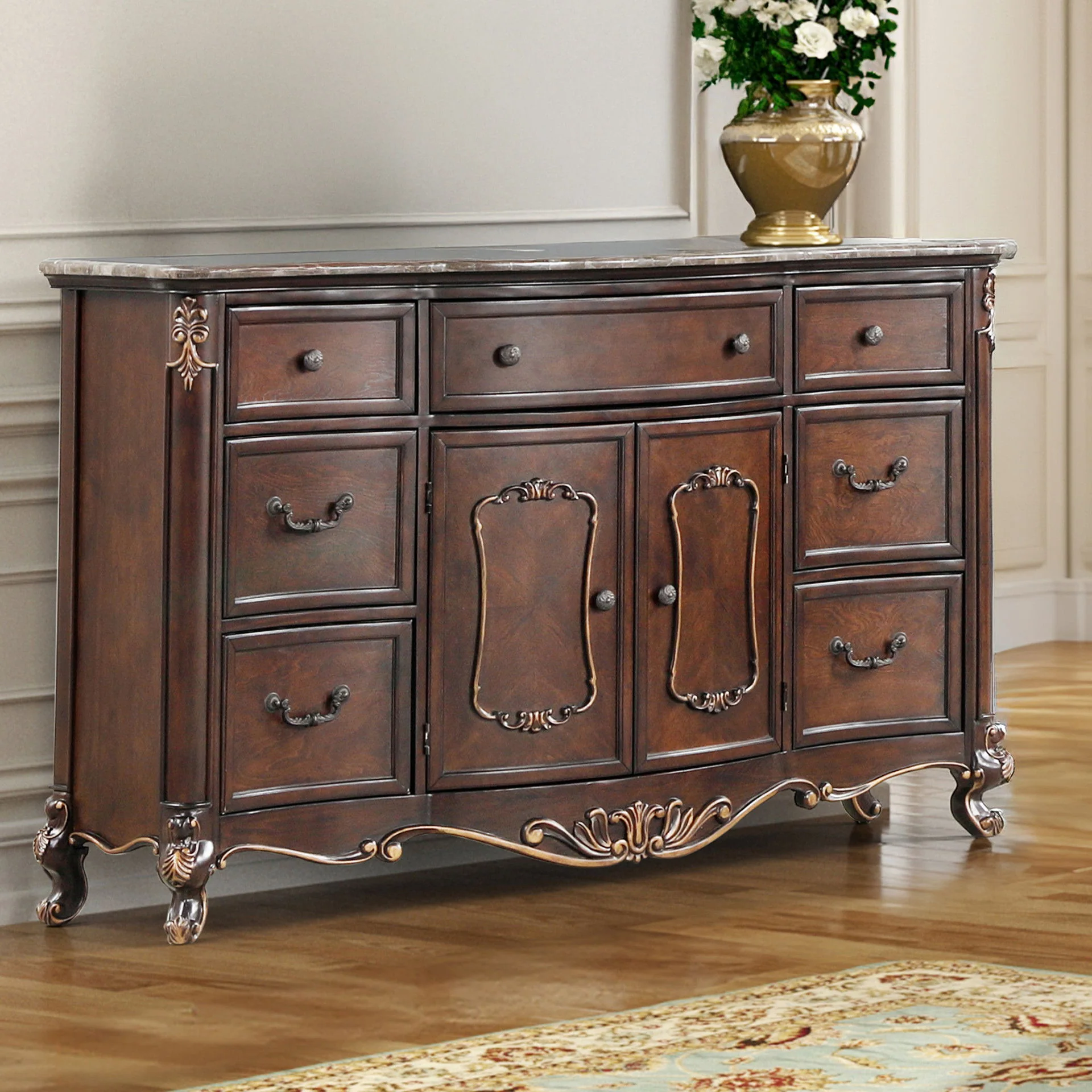 Constantine - Dresser With Marble Top - Image 7