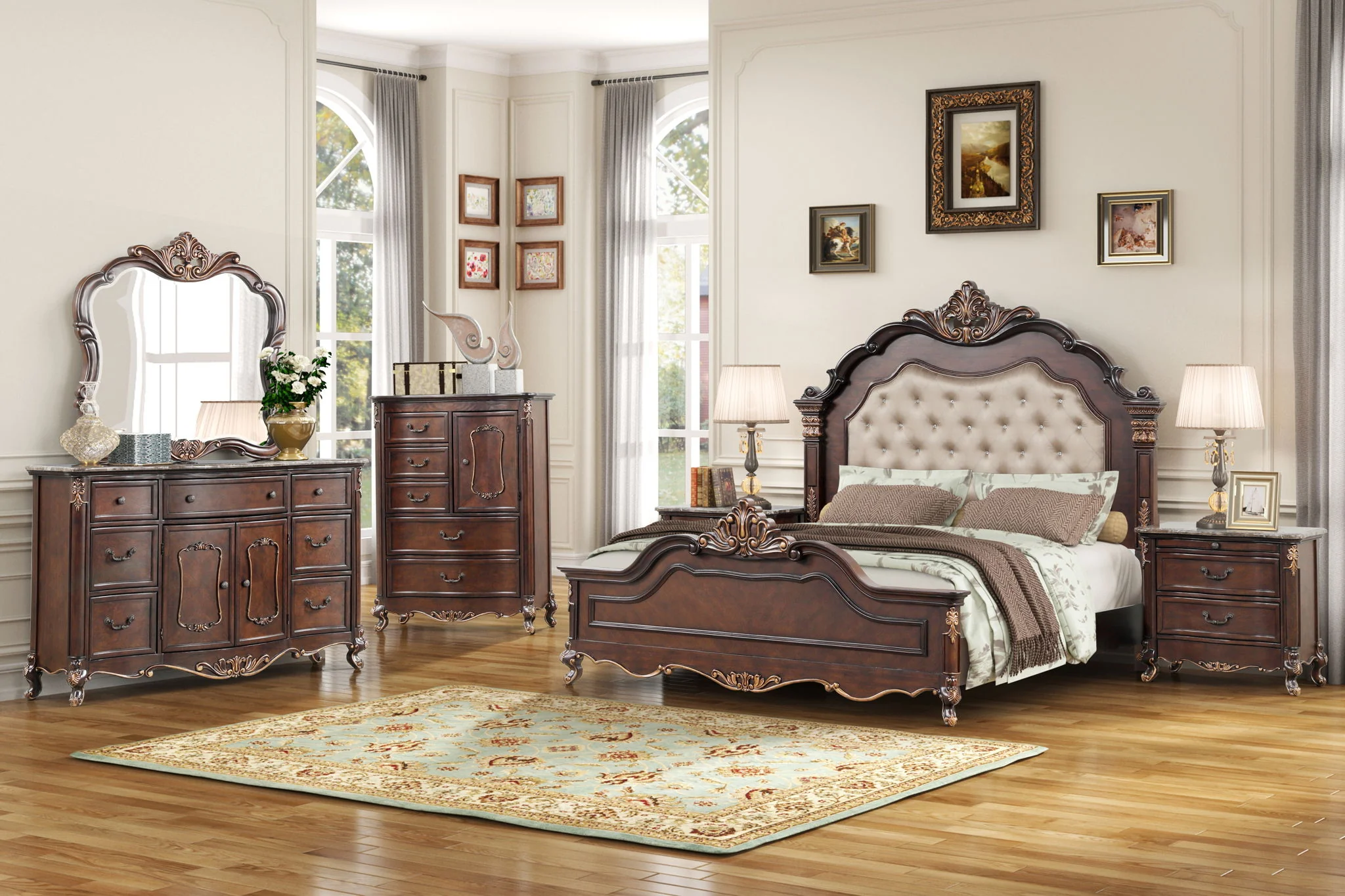 Constantine - Dresser With Marble Top - Image 9