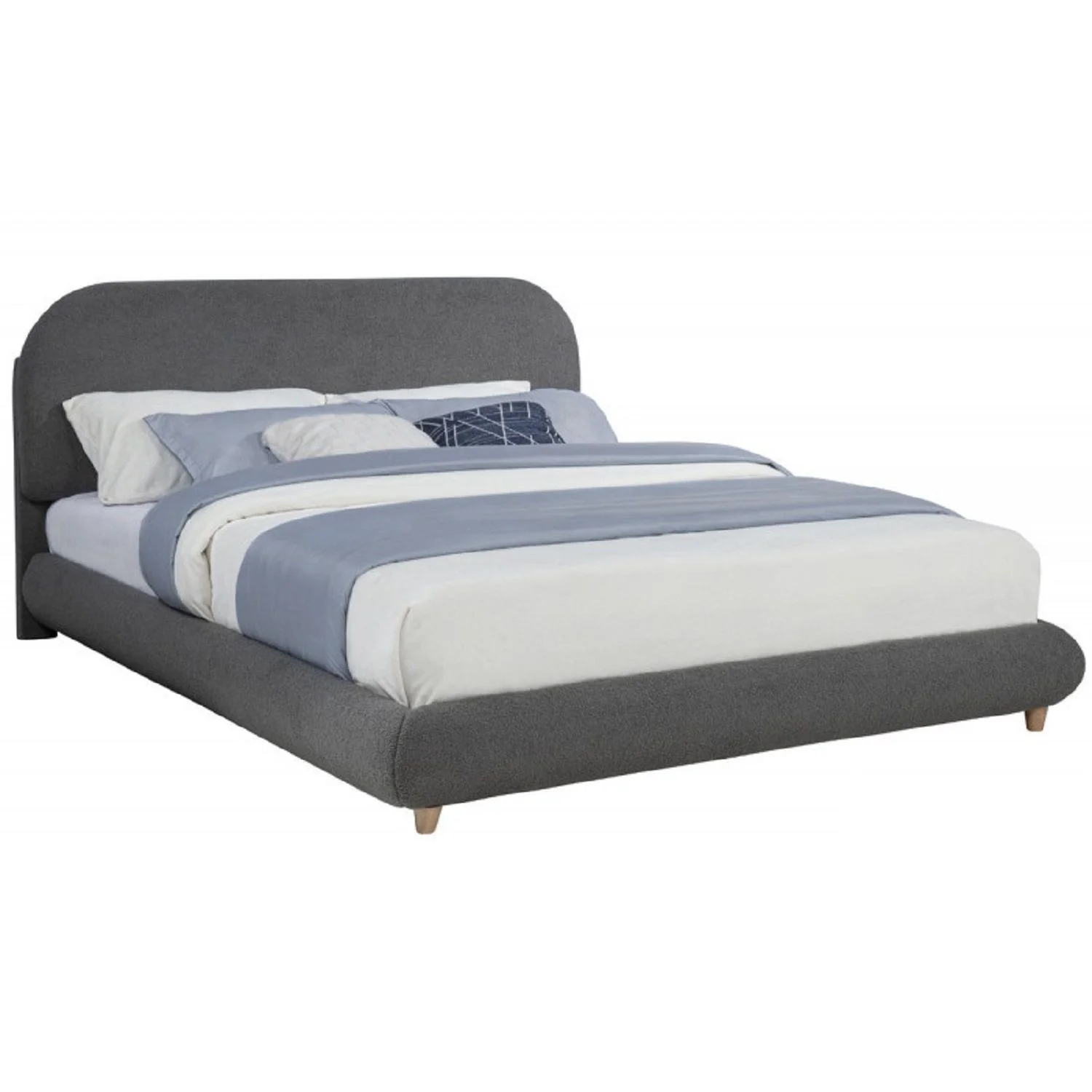 Contemporary Low-Profile Platform Bed - Image 6
