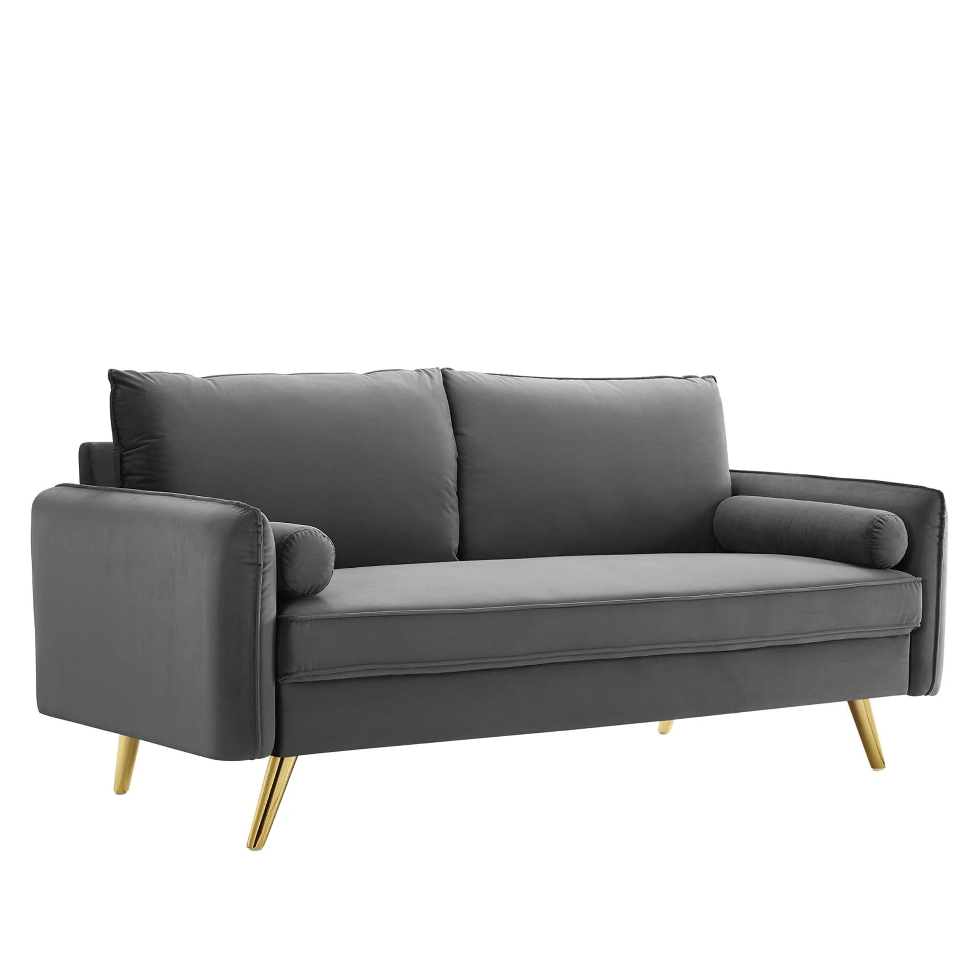 Contemporary Modern Performance Velvet Sofa - Image 20