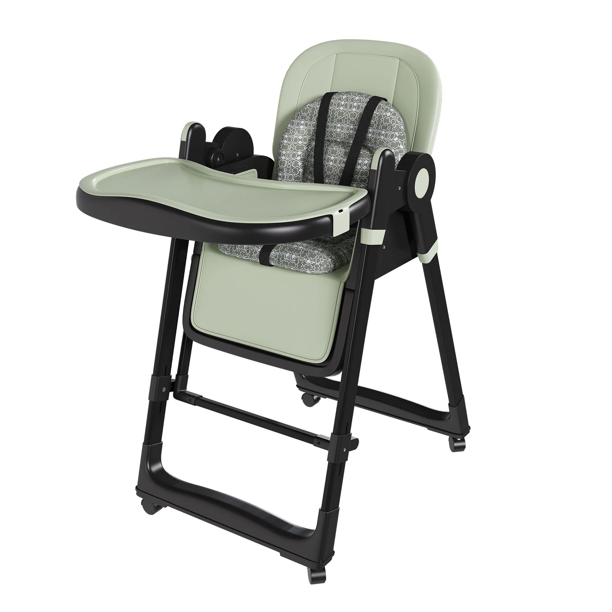 Convertible Baby High Chair To Rocker With 5 Point Harness - Image 16