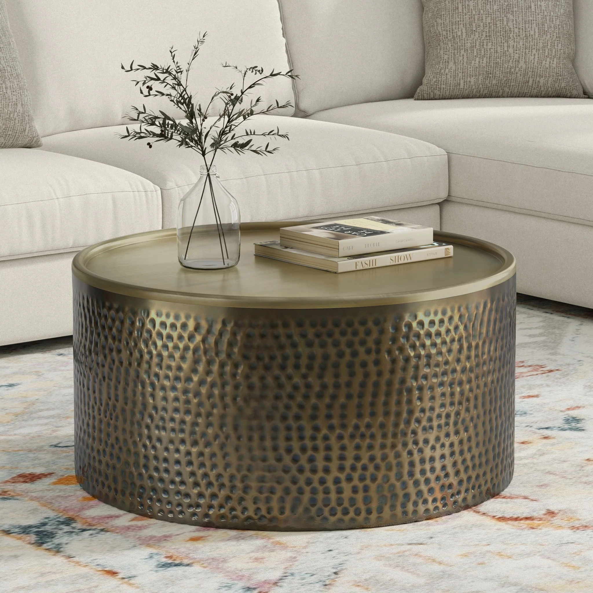 Corbin - Coffee Table - Antique Gold - Image 5