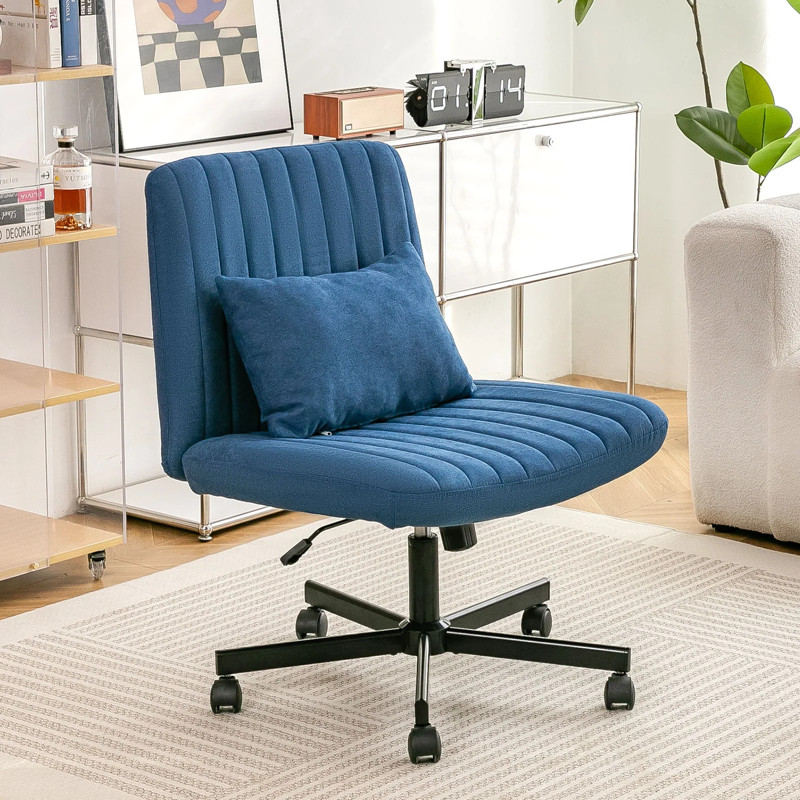 Criss Cross Office Chair With Adjustable Height, Ergonomic Design - Image 6