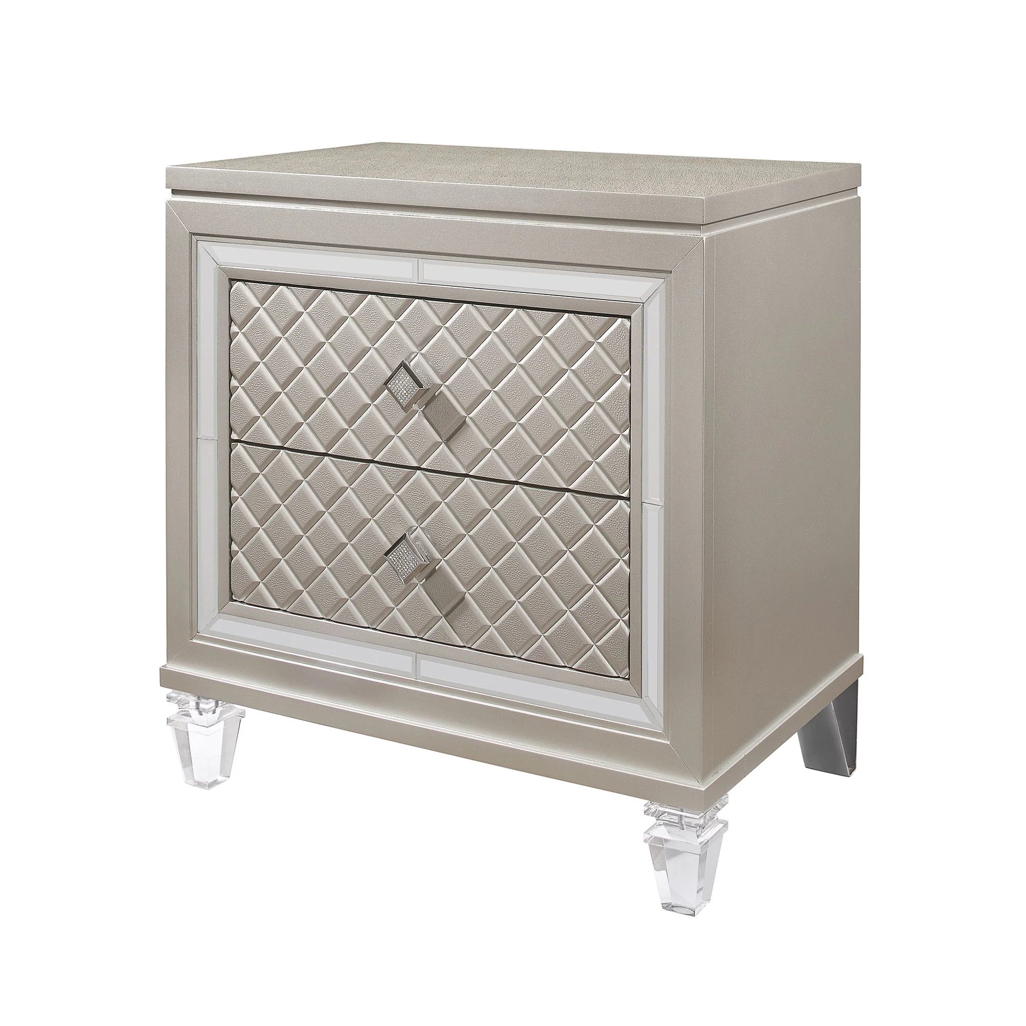 Cross - Glam Nightstand - Champagne - Image 3