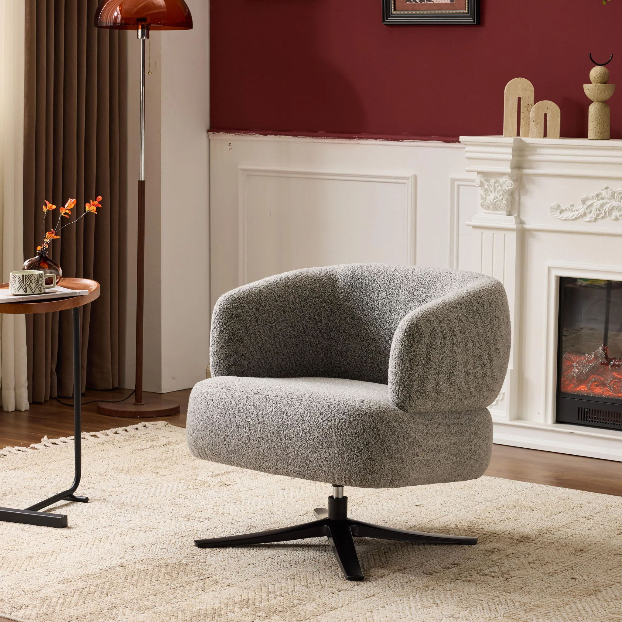 Cuddle Style Leisure Swivel Sofa Chair - Image 10