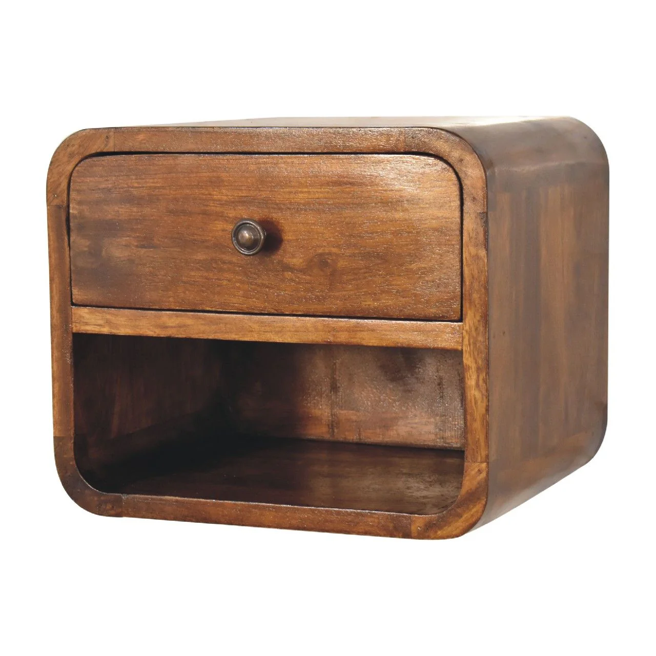 Curve Upper Slot Floating Nightstand - Image 10