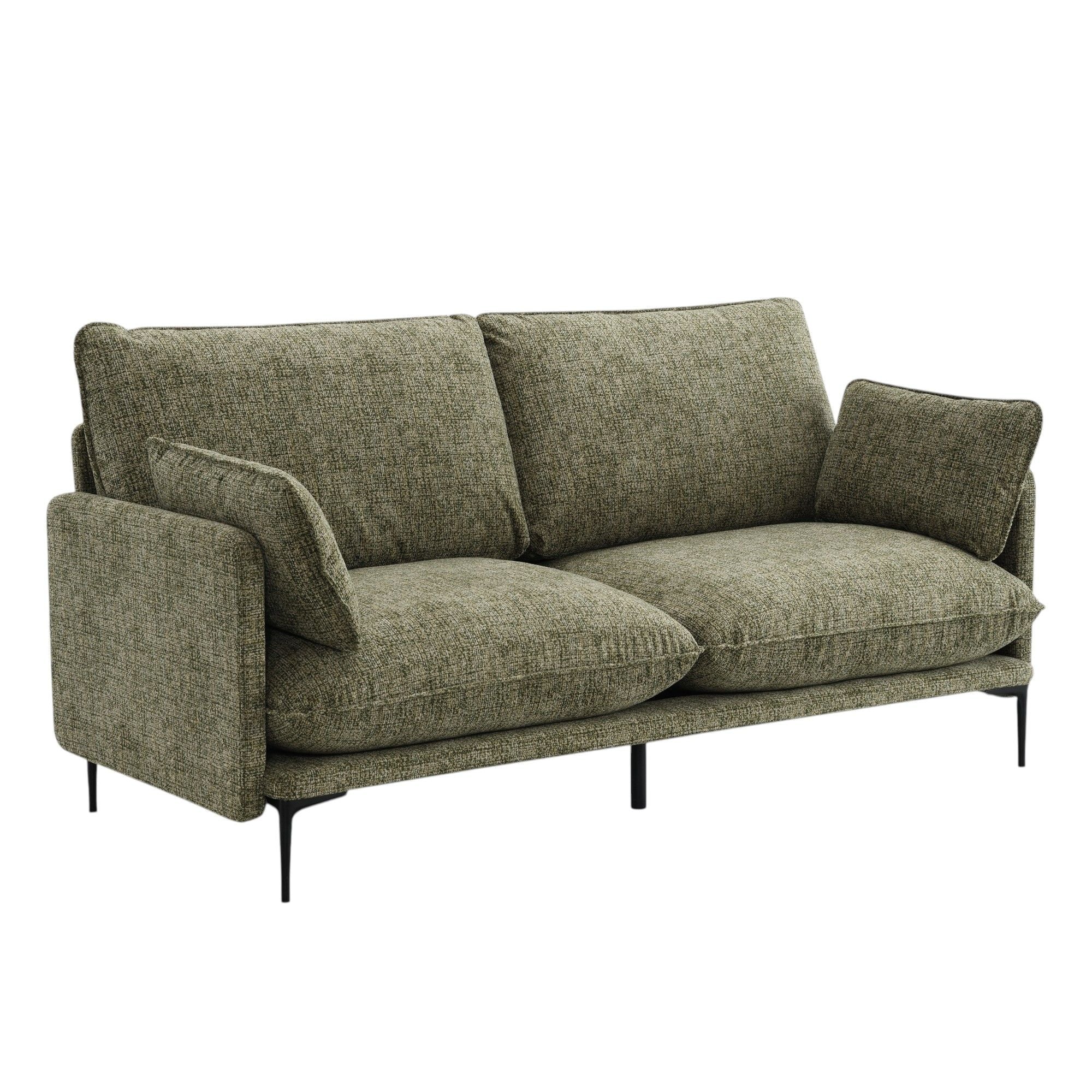Dalton - Sofa With 2 Pillows - Green - Image 6