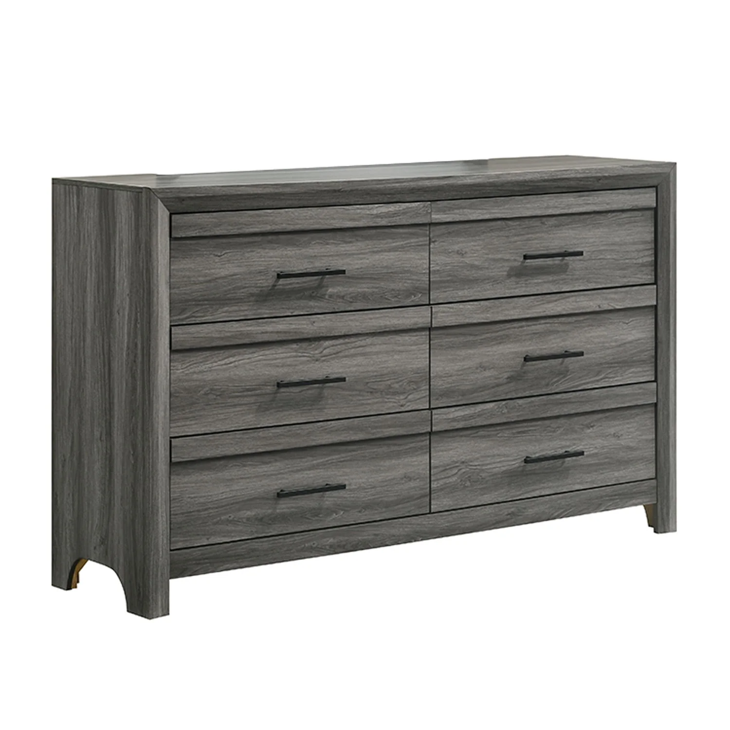 Denver - 6 Drawer Dresser - Gray