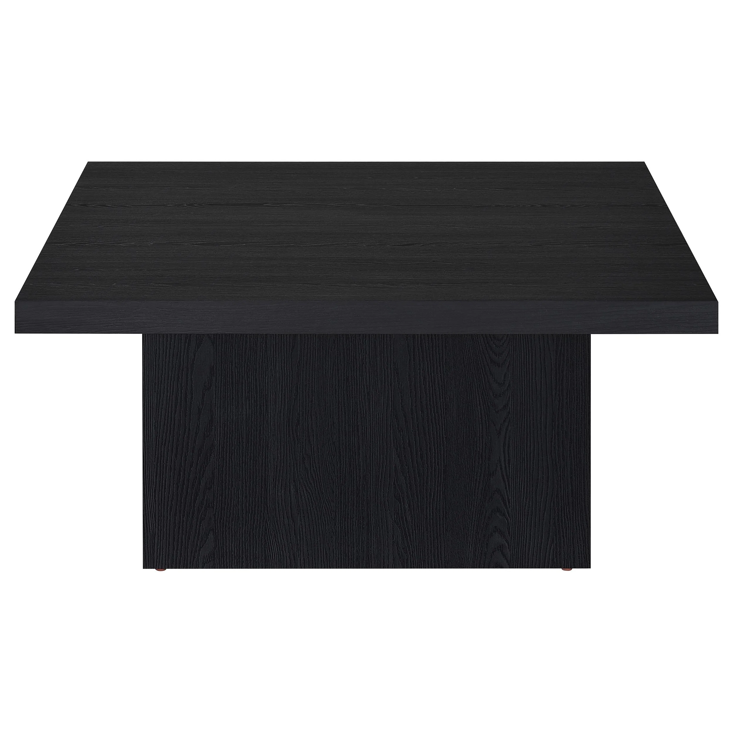Devar 2-Piece Square Cocktail Coffee End Table Set Black - Image 8