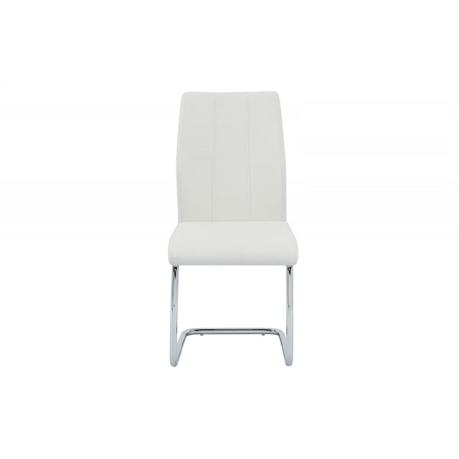 Dining Chair, Soft Upholstered (Set of 2) - White - Image 4