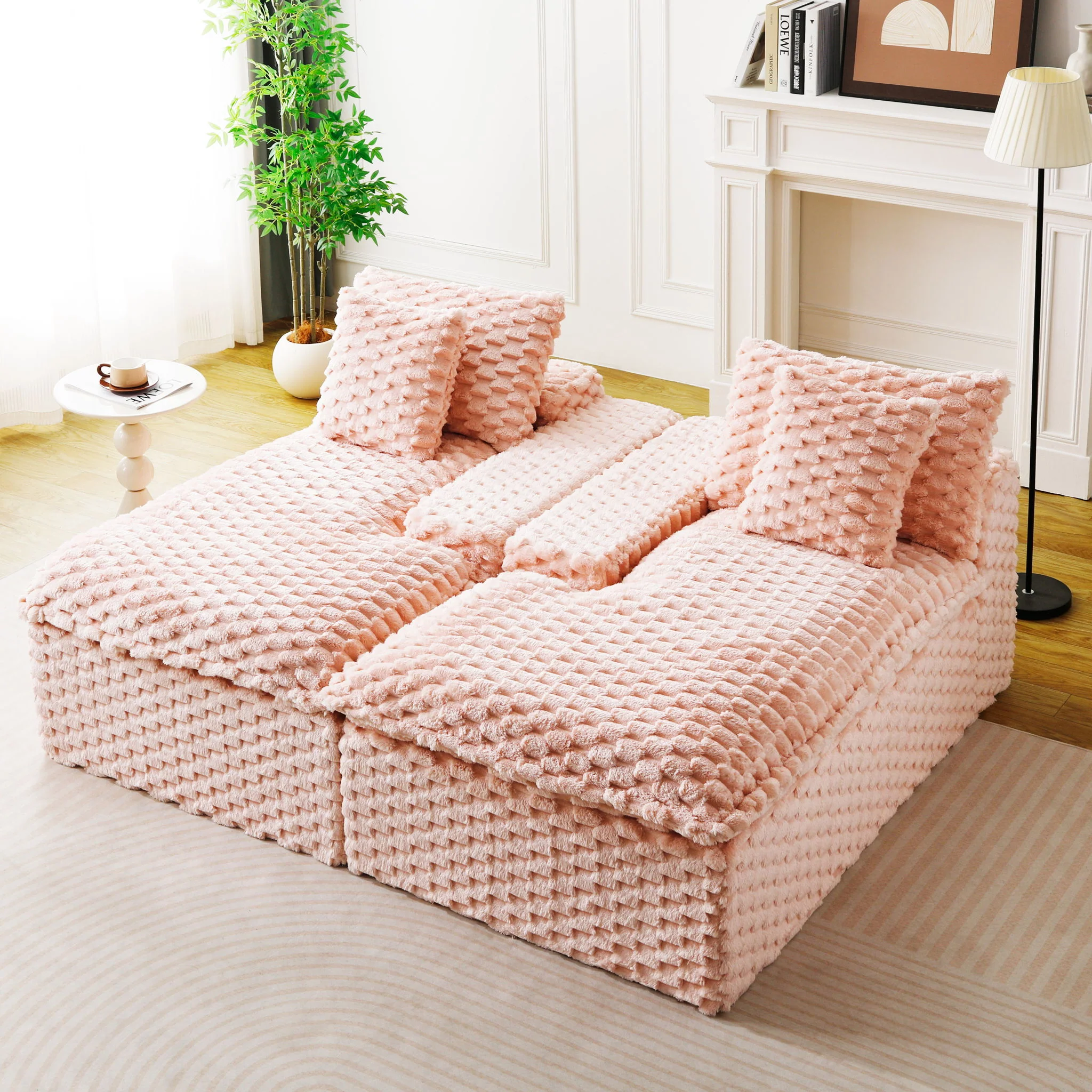 Double Chaise Lounge With Full Compressed Sponge - Image 16