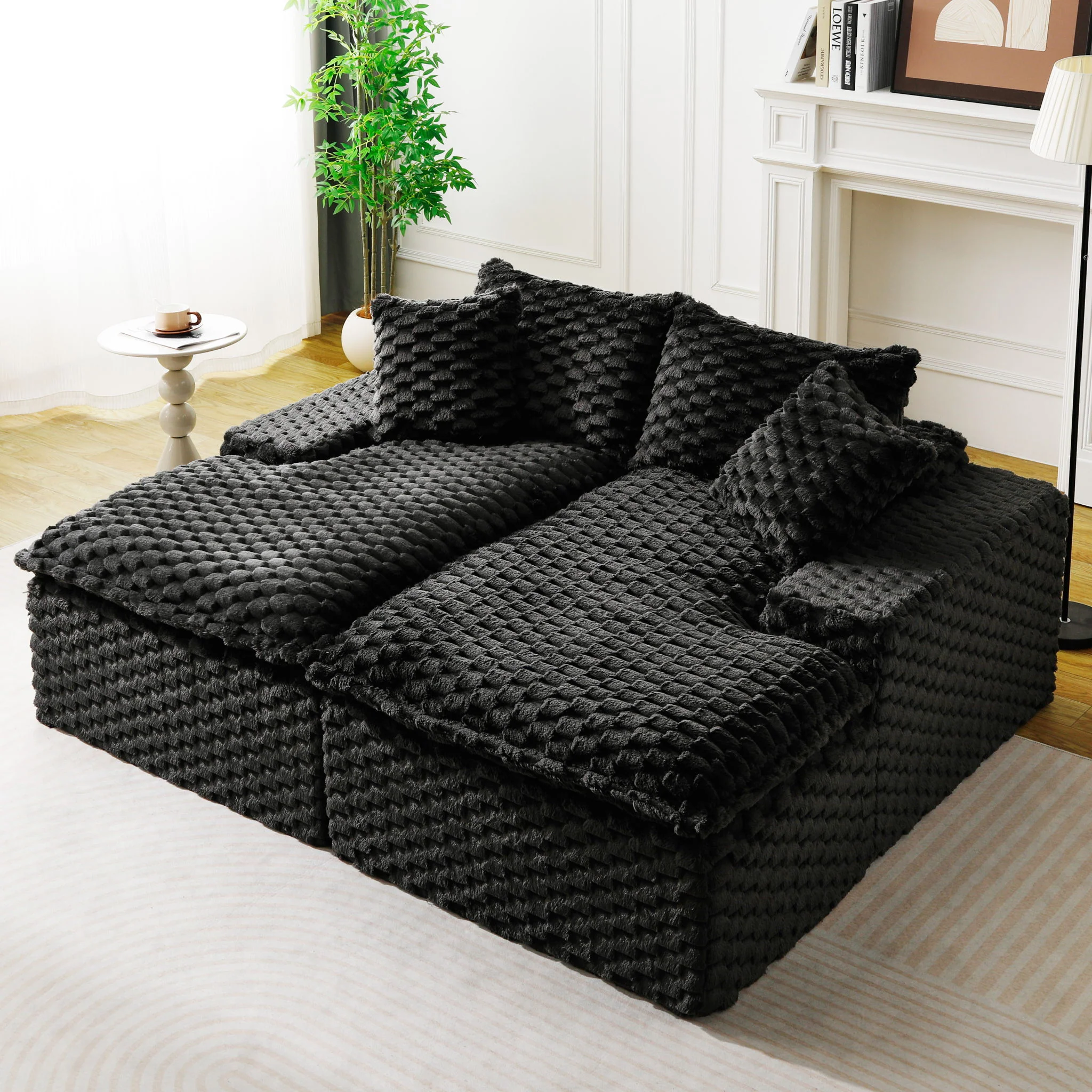 Double Chaise Lounge With Full Compressed Sponge - Image 19