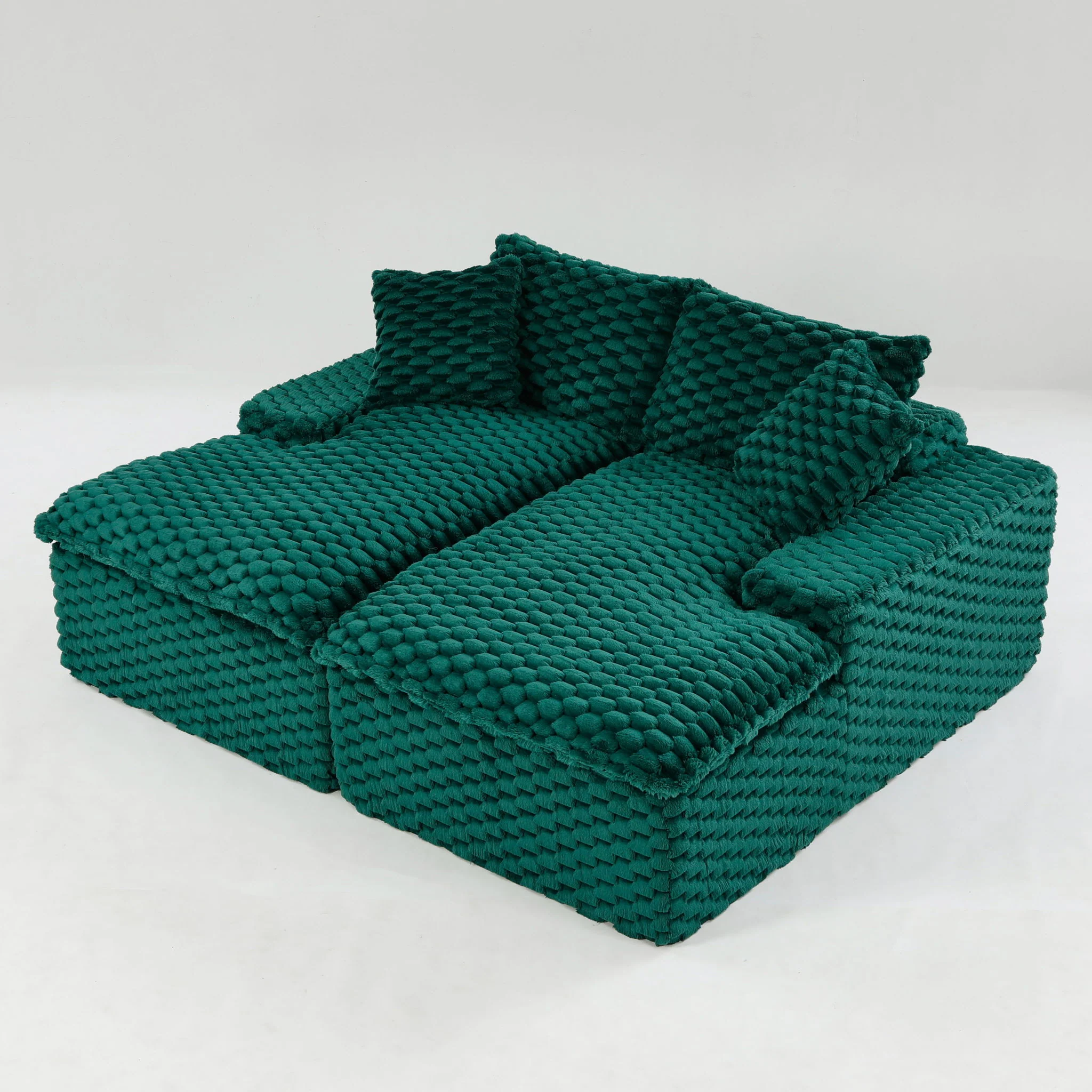 Double Chaise Lounge With Full Compressed Sponge - Image 3