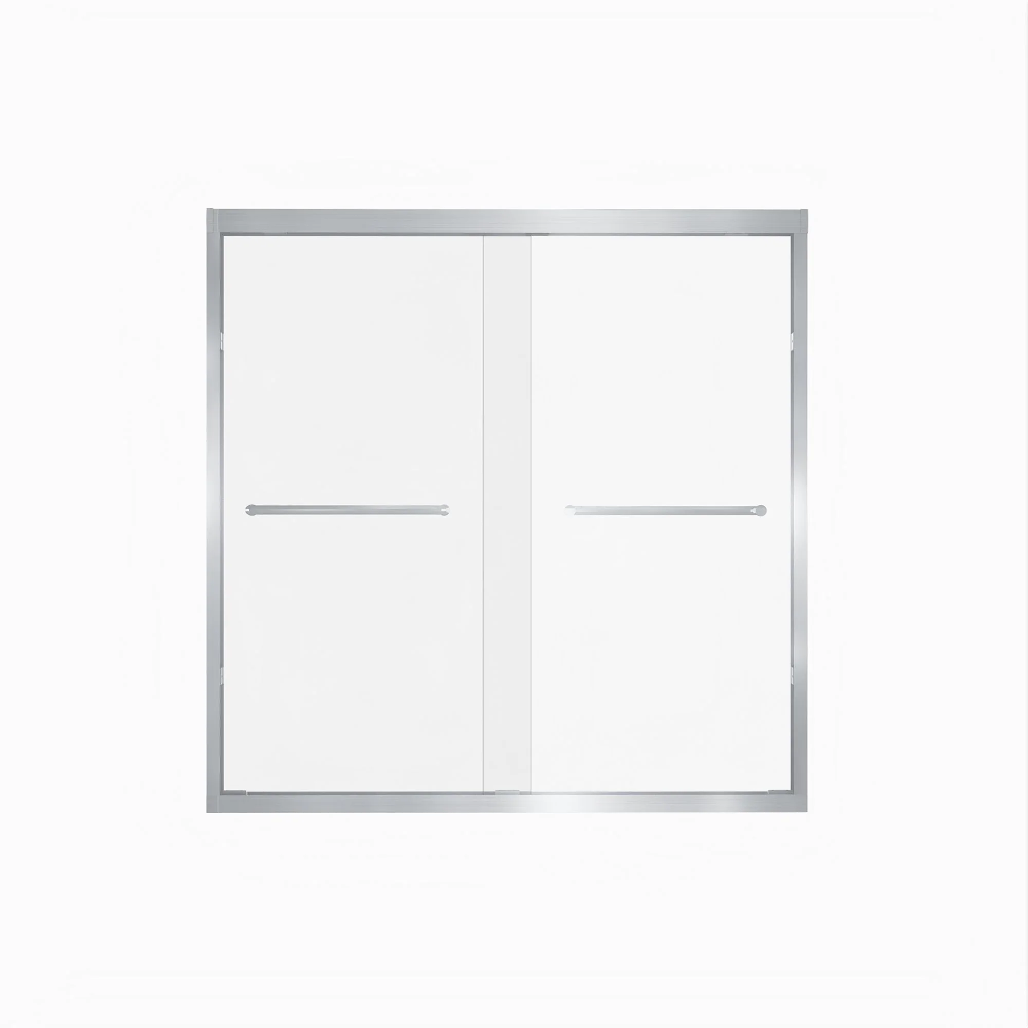 Double Sliding Shower Door With Explosion Proof Film - Image 2