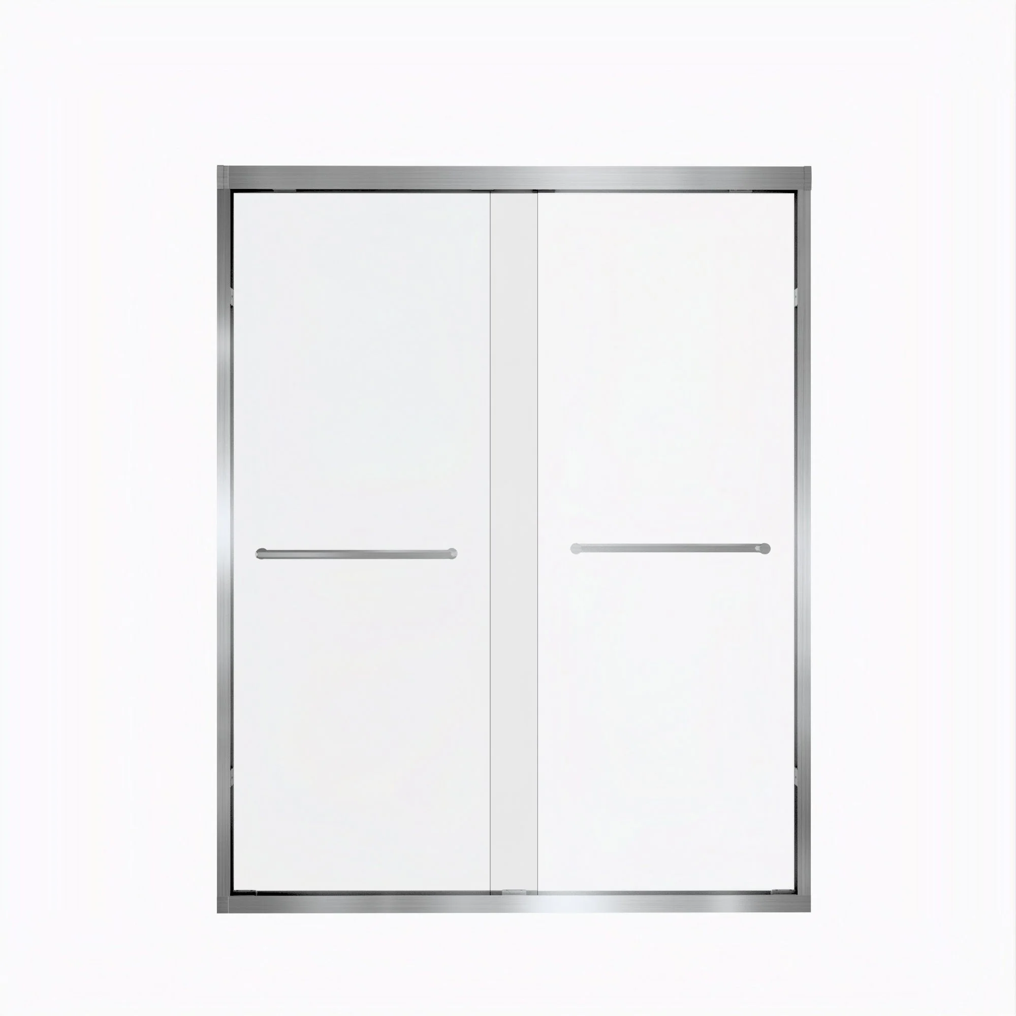 Double Sliding Shower Door With Explosion Proof Film - Image 4