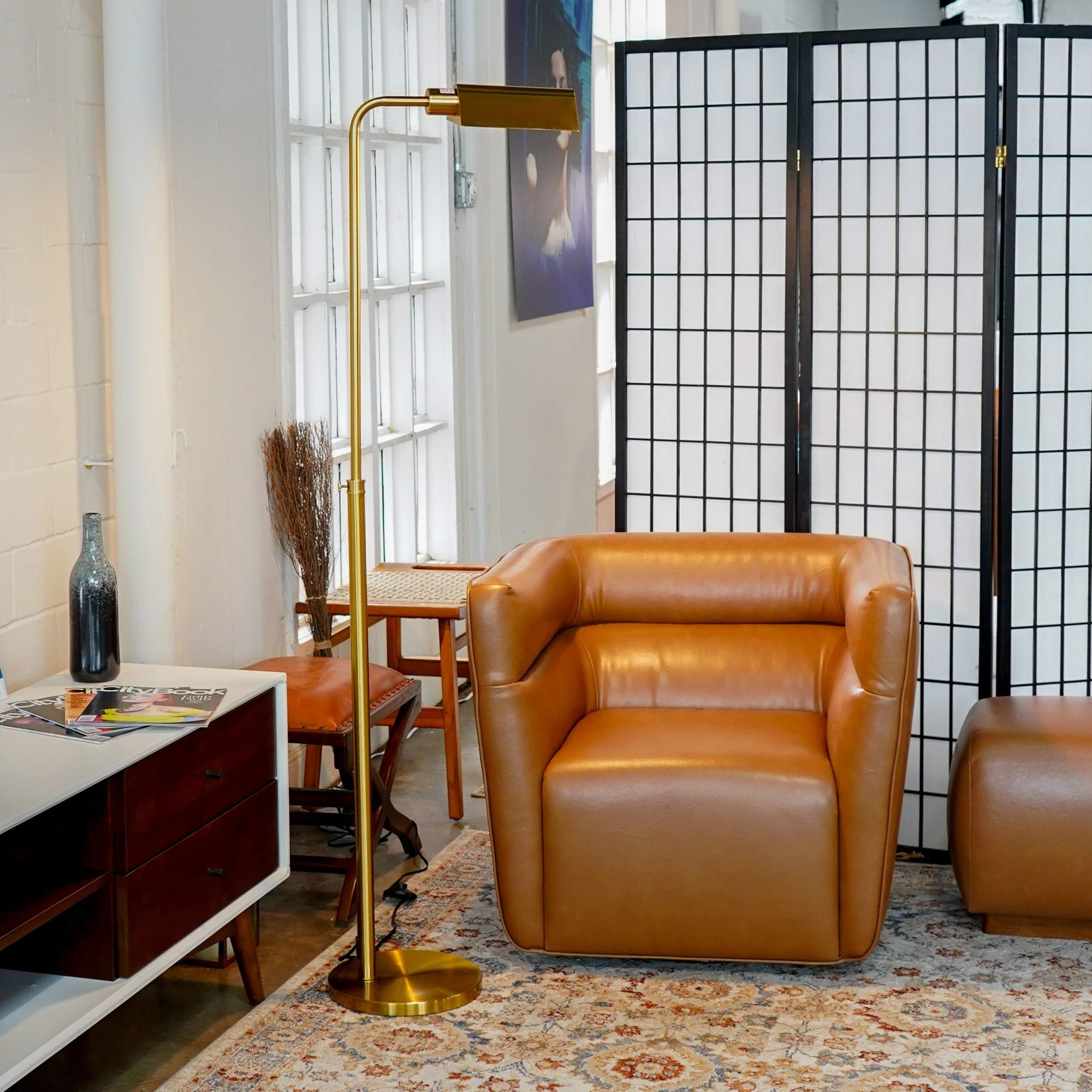 Elara - Floor Lamp - Gold - Image 2