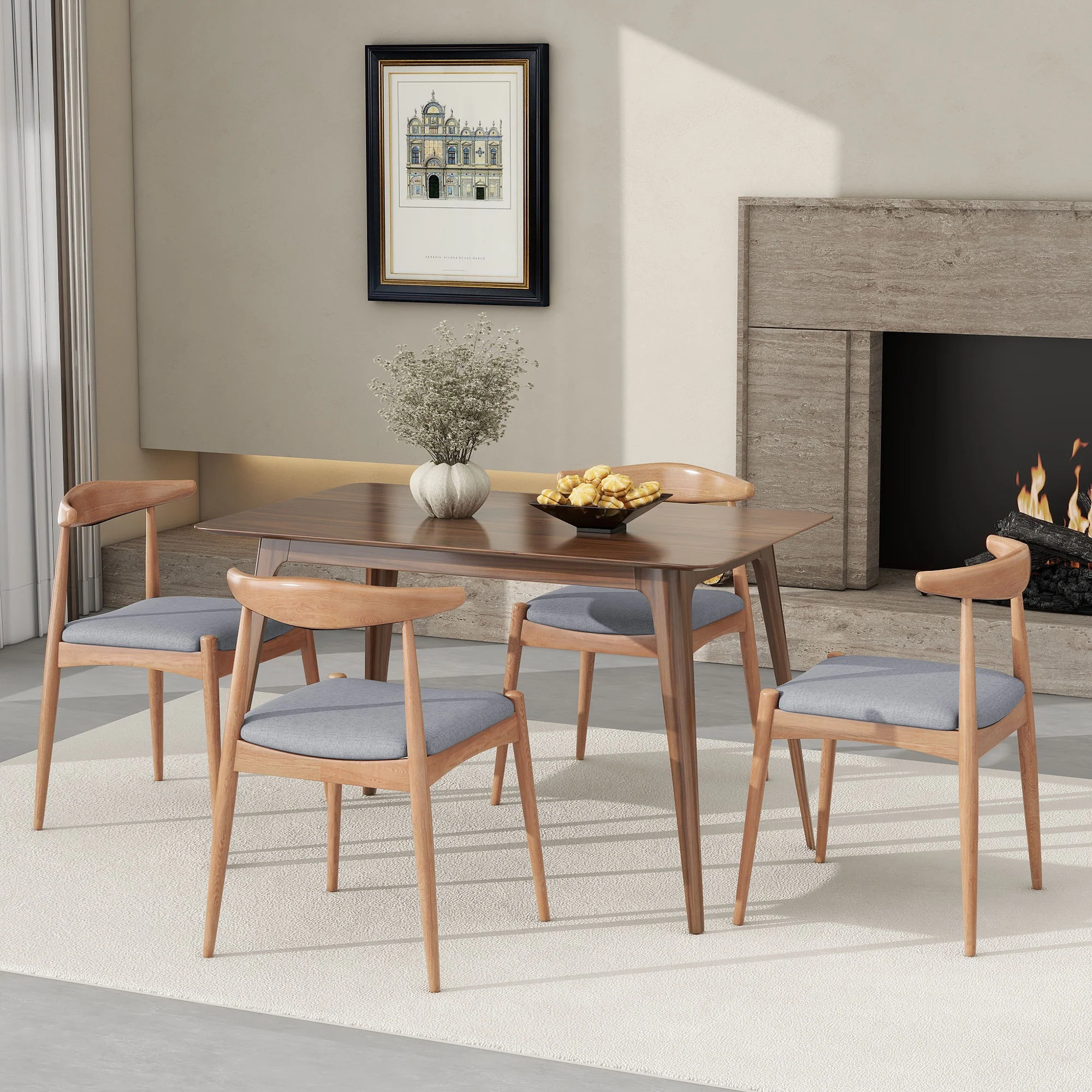 Elegant Dining Chairs With Ergonomic Backrest & Comfort Cushions (Set of 2) - Image 14