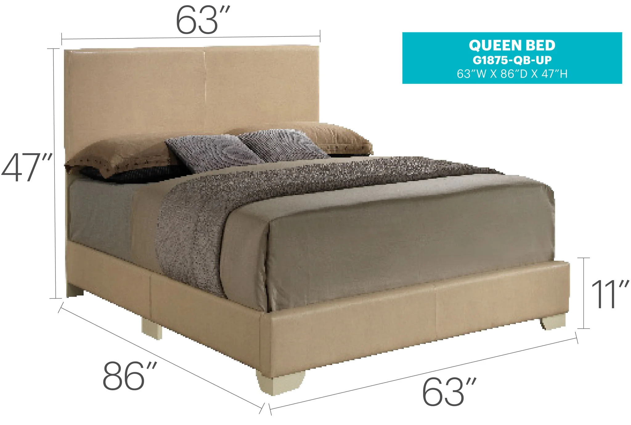 Elegant Platform Bed For Relaxed Spaces - Image 49
