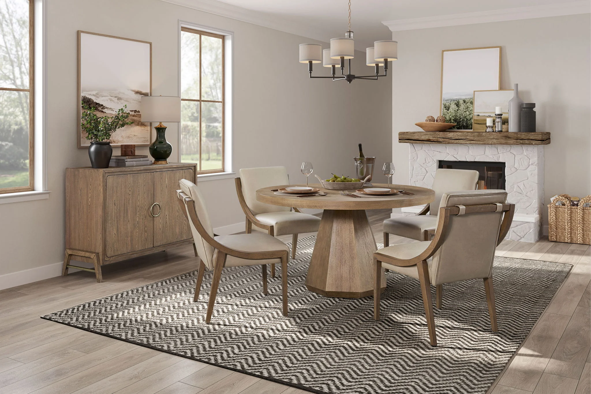 Elegant Round Dining Table - Image 7
