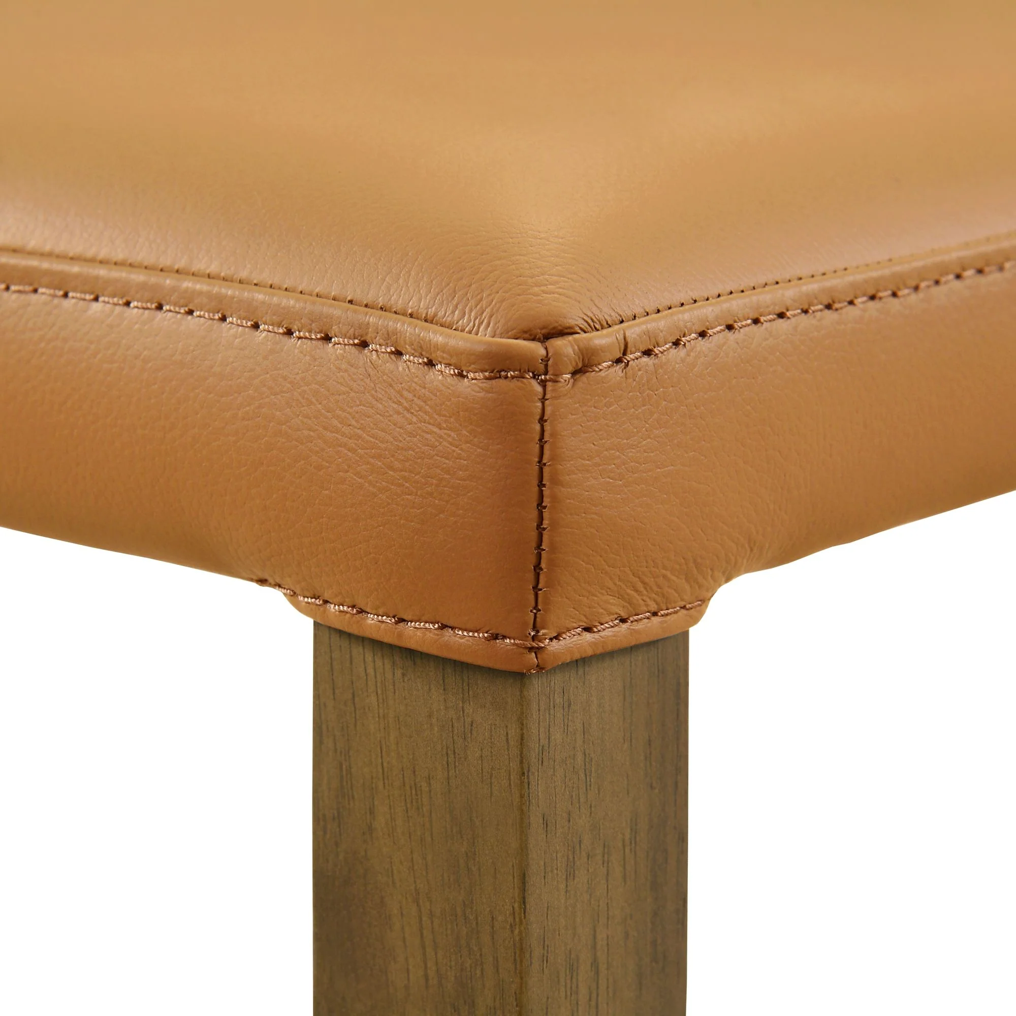 Elyza - Full Back Top Grain Leather Upholstered Wood Dining Chairs (Set of 2) - Image 18